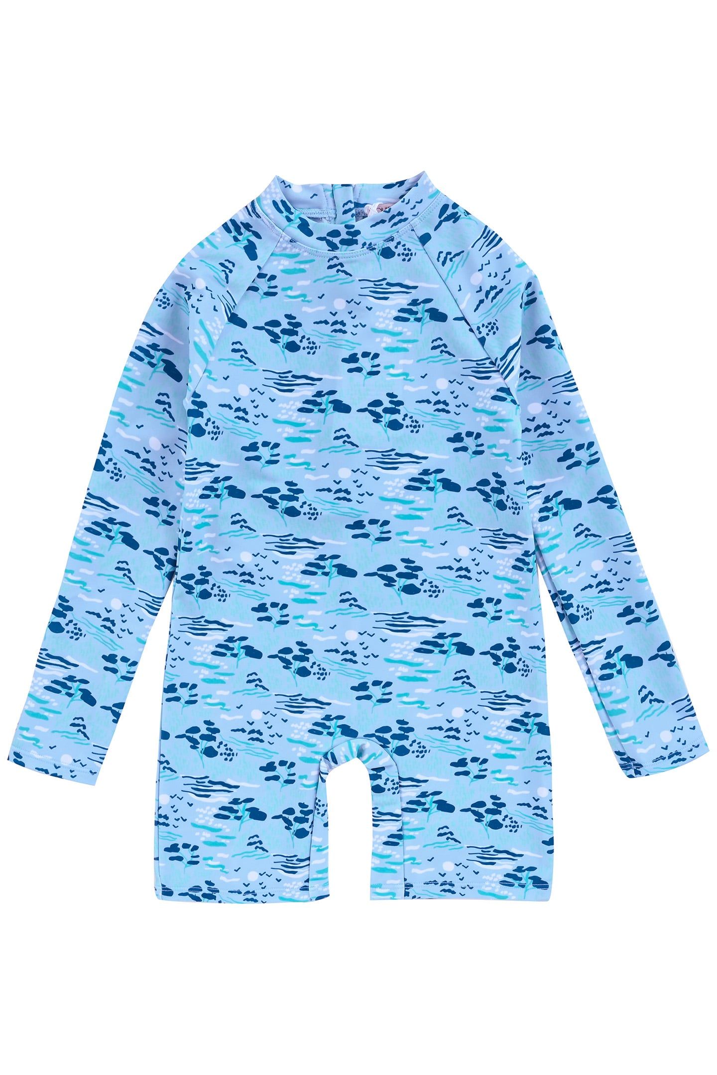 BATHING JUMPSUITS AMRIT BLUE PASTORAL FIELDS 3