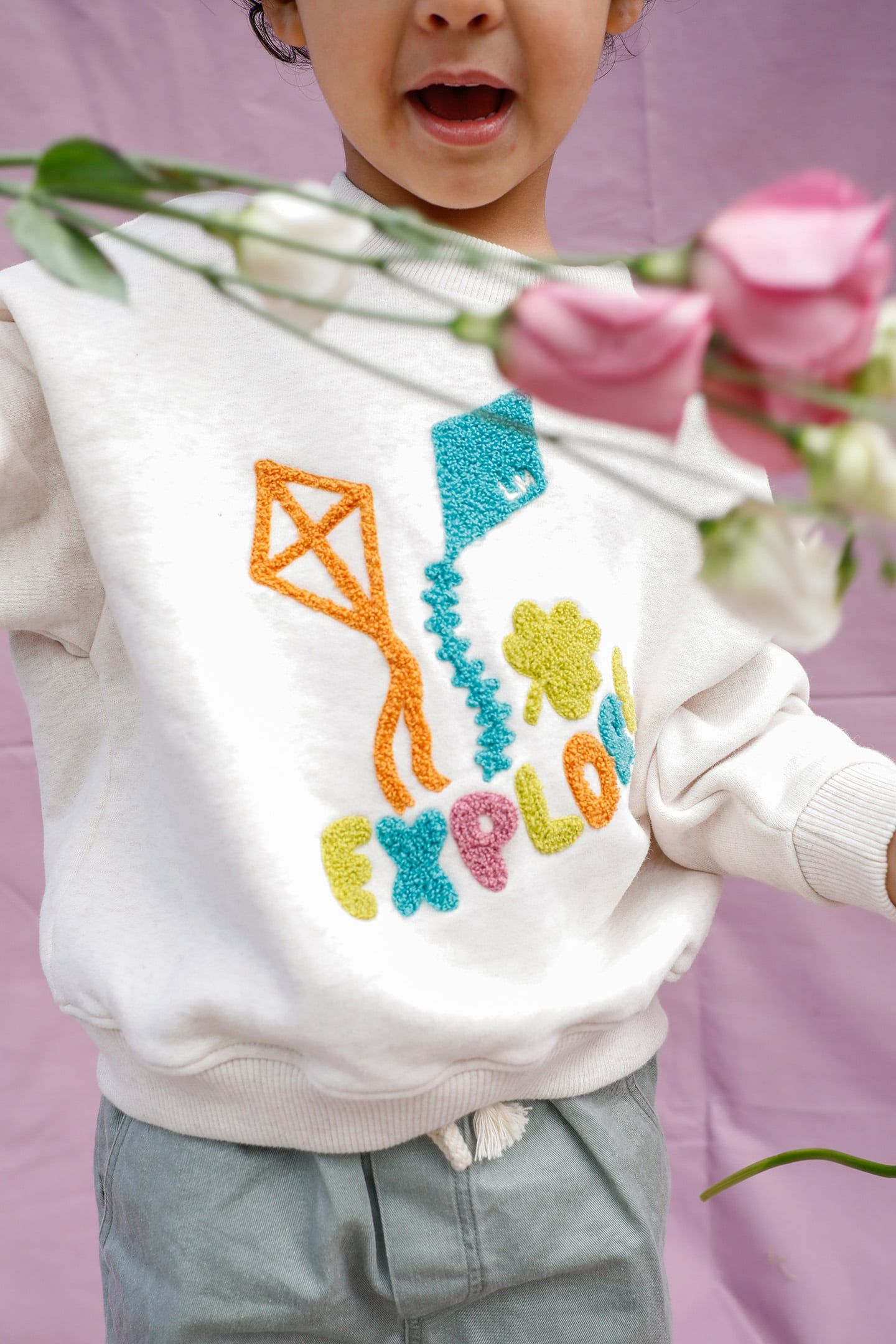 SWEATSHIRT HEATHER CREAM 4