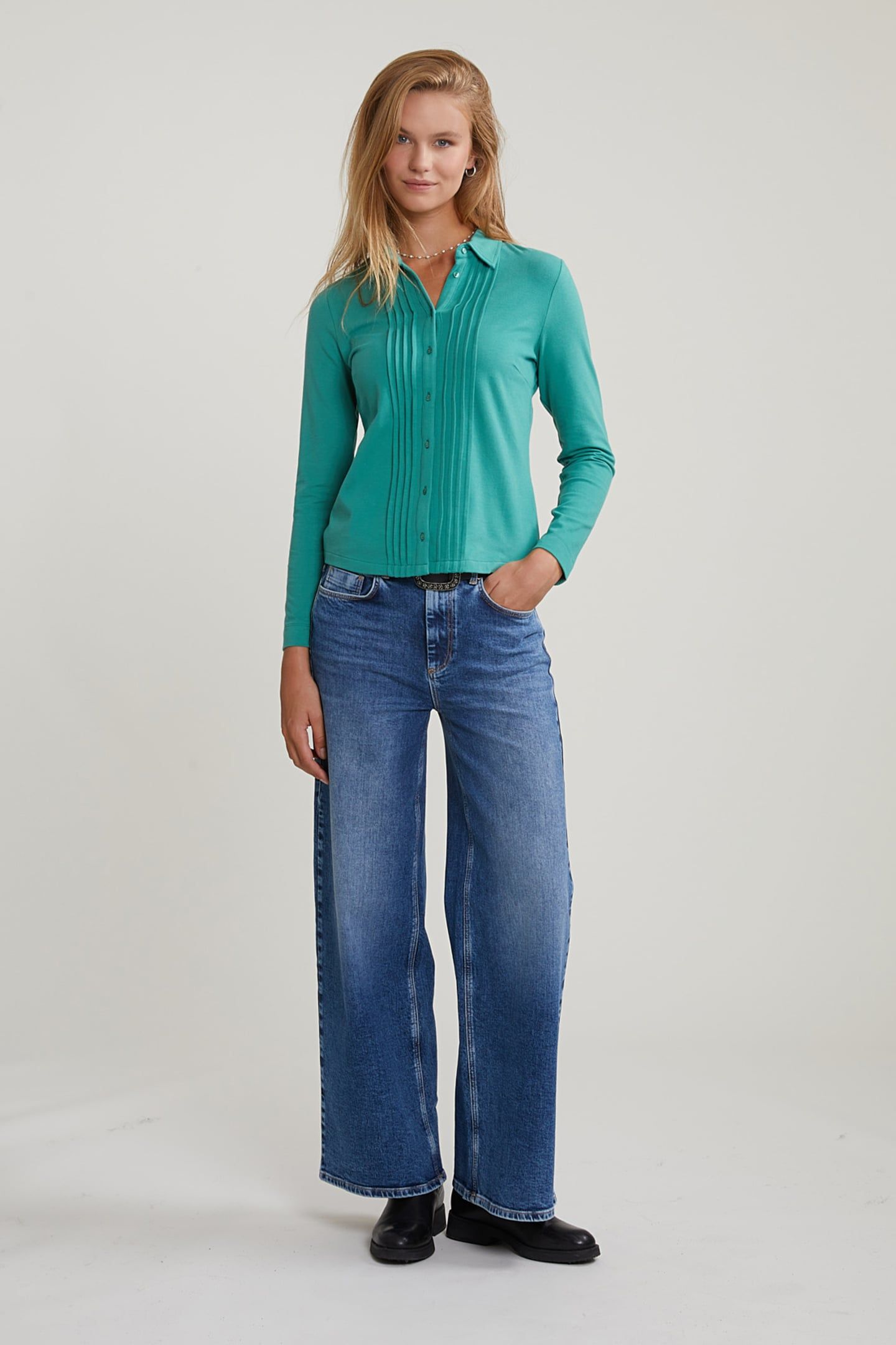 JADE GREEN CLASSIC T-SHIRT LONG SLEEVES 3