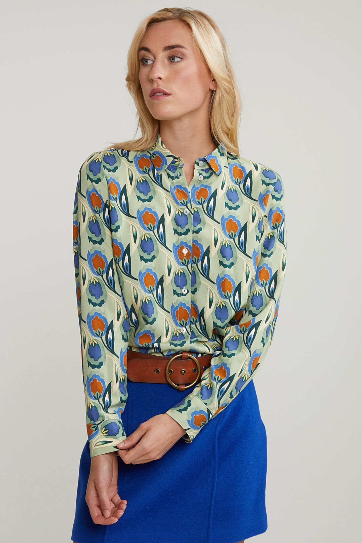 MULTI CLASSIC FLORAL BLOUSE 1