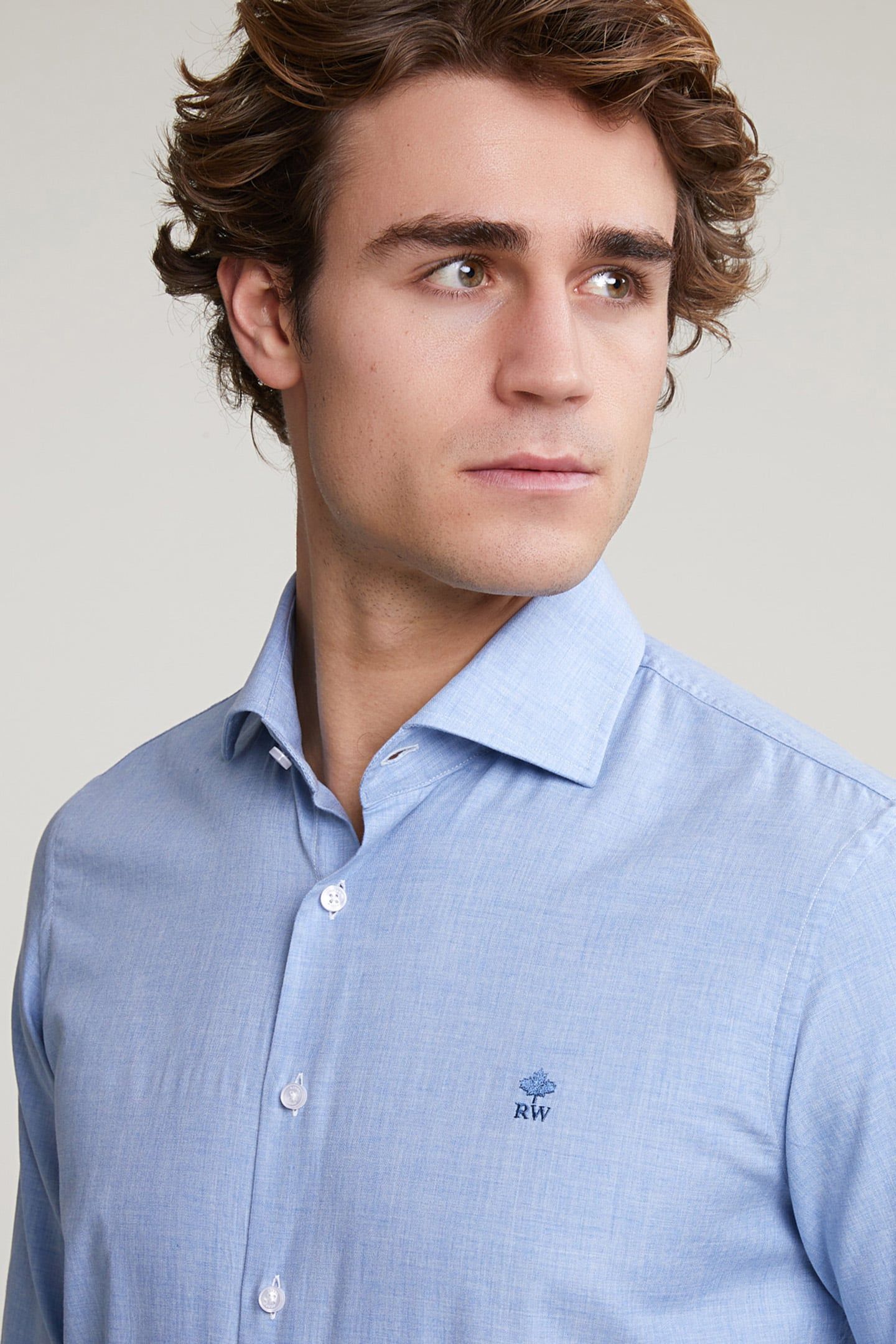 SLIM FIT UNI SHIRT BLUE 4