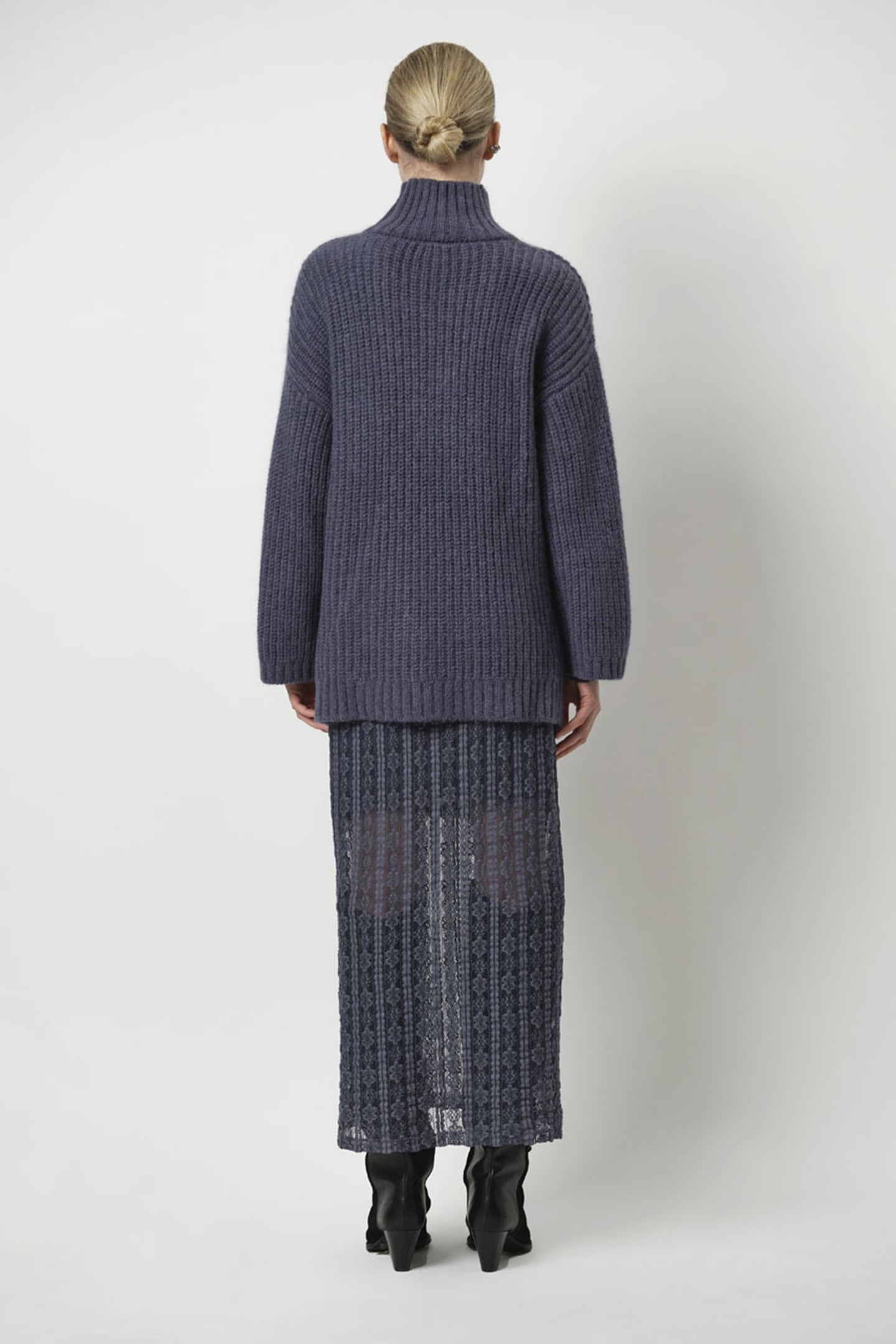 RAYURE OVERSIZED SWEATER ASH BLUE 3