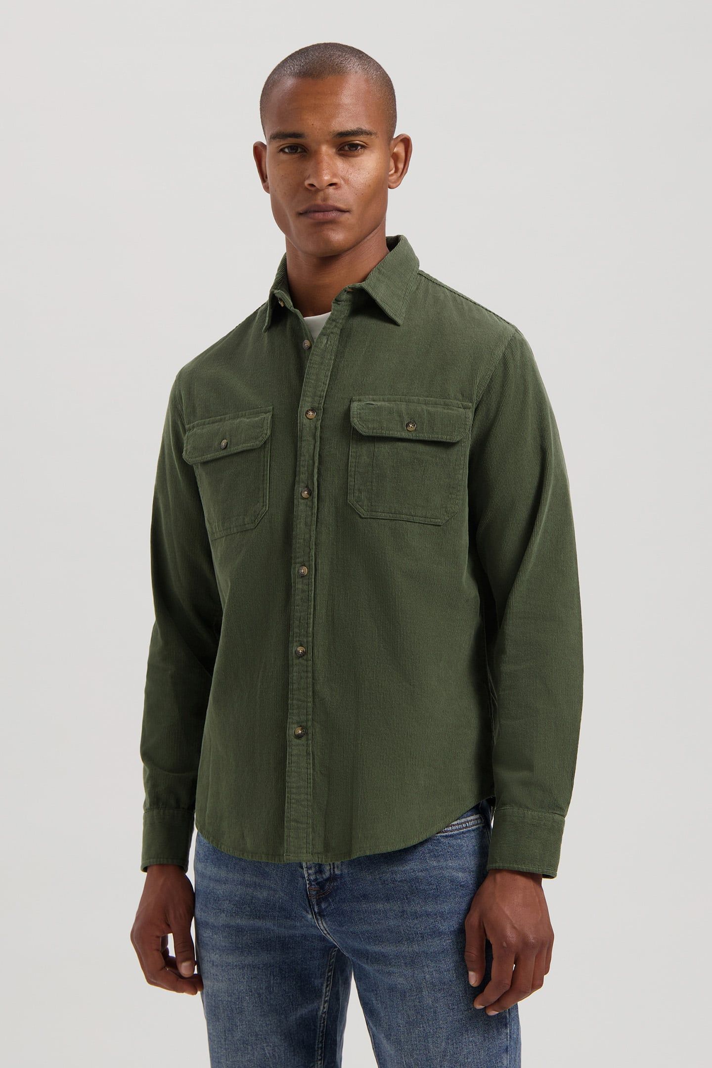 DS_SAMSON WORKER SHIRT DARK ARMY 1