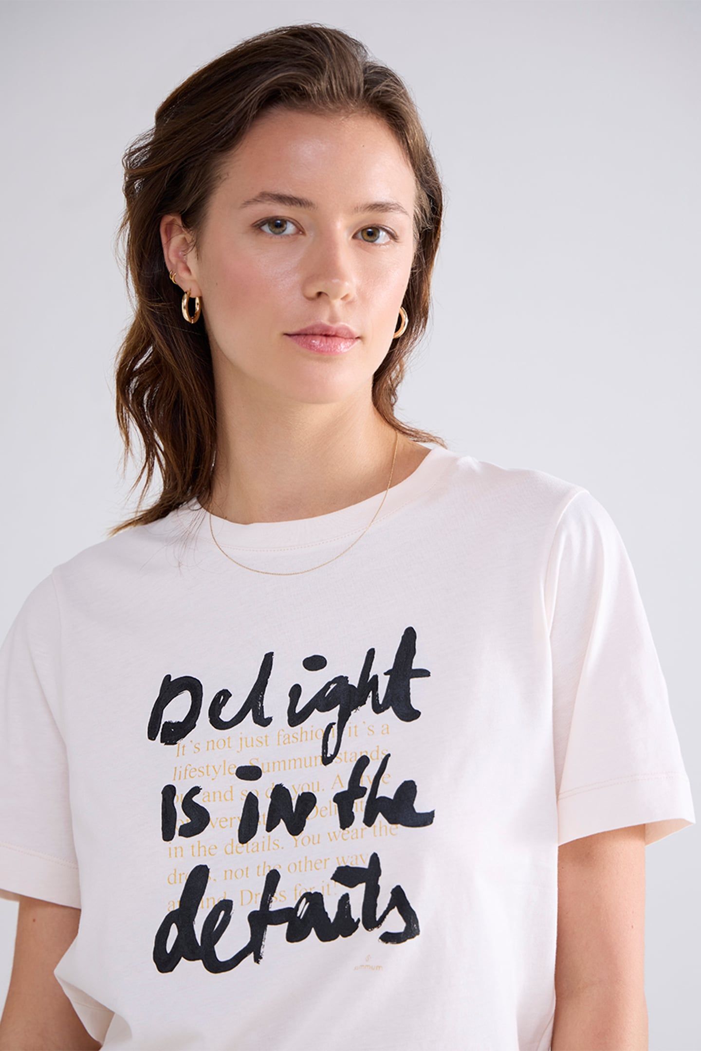 ROUND NECK T-SHIRT IVORY 4