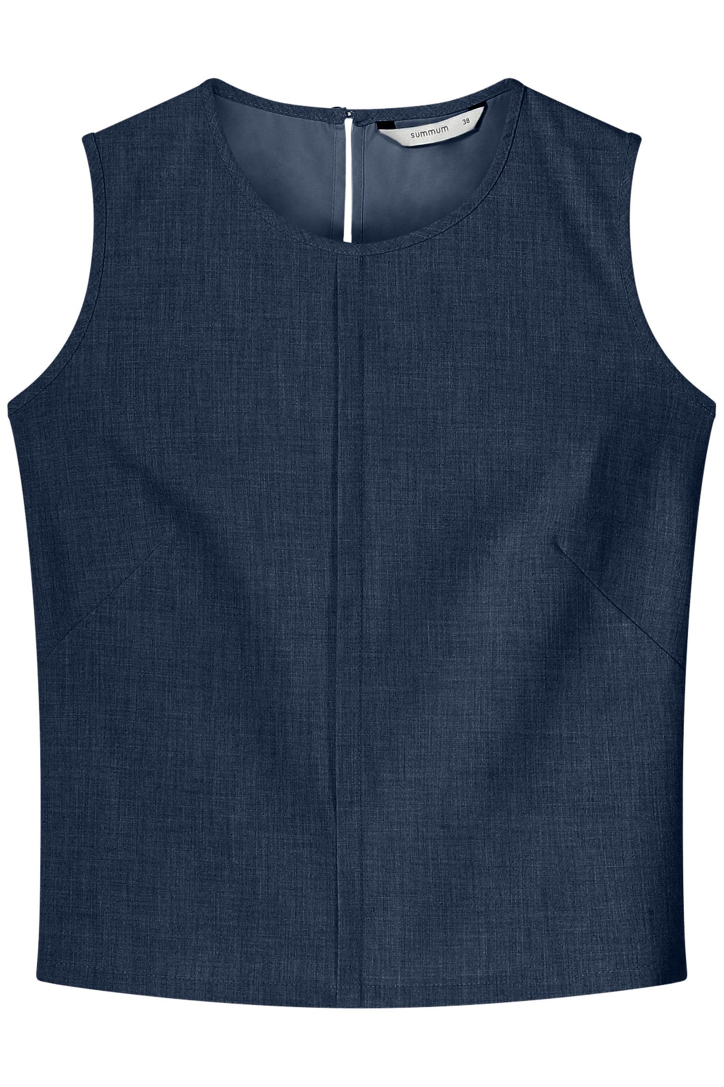 TOP VISCOSE BLEND STRETCH MIDNIGHT BLUE 1