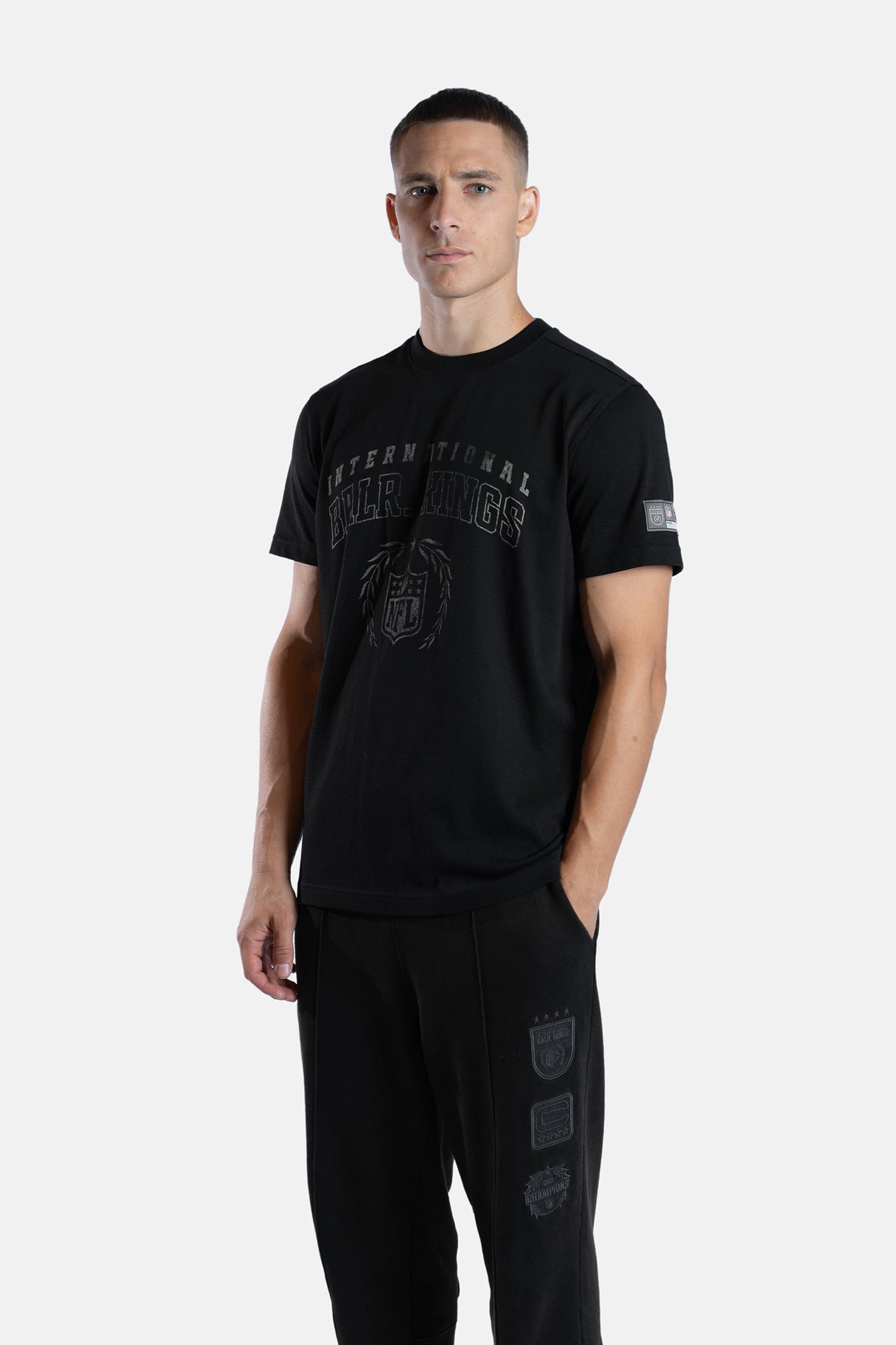 NFL X BALR. T-SHIRT JET BLACK 1