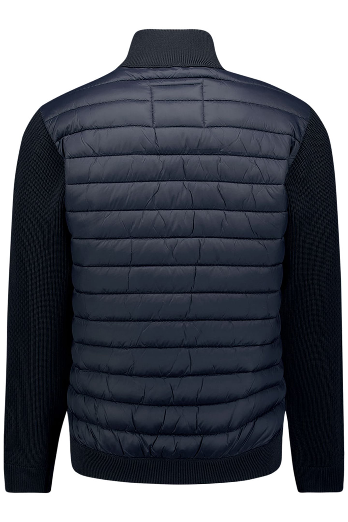 JACKET STAND UP COLLAR PADDED MIX WITH KNIT NIGHT 2
