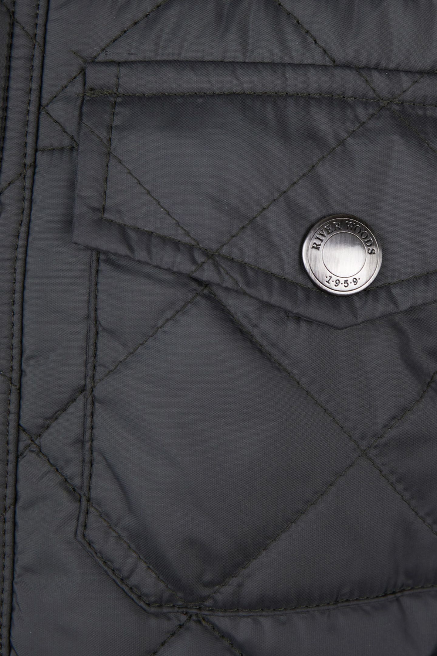 BASIC DIAMOND QUILTED JKT GREEN 3
