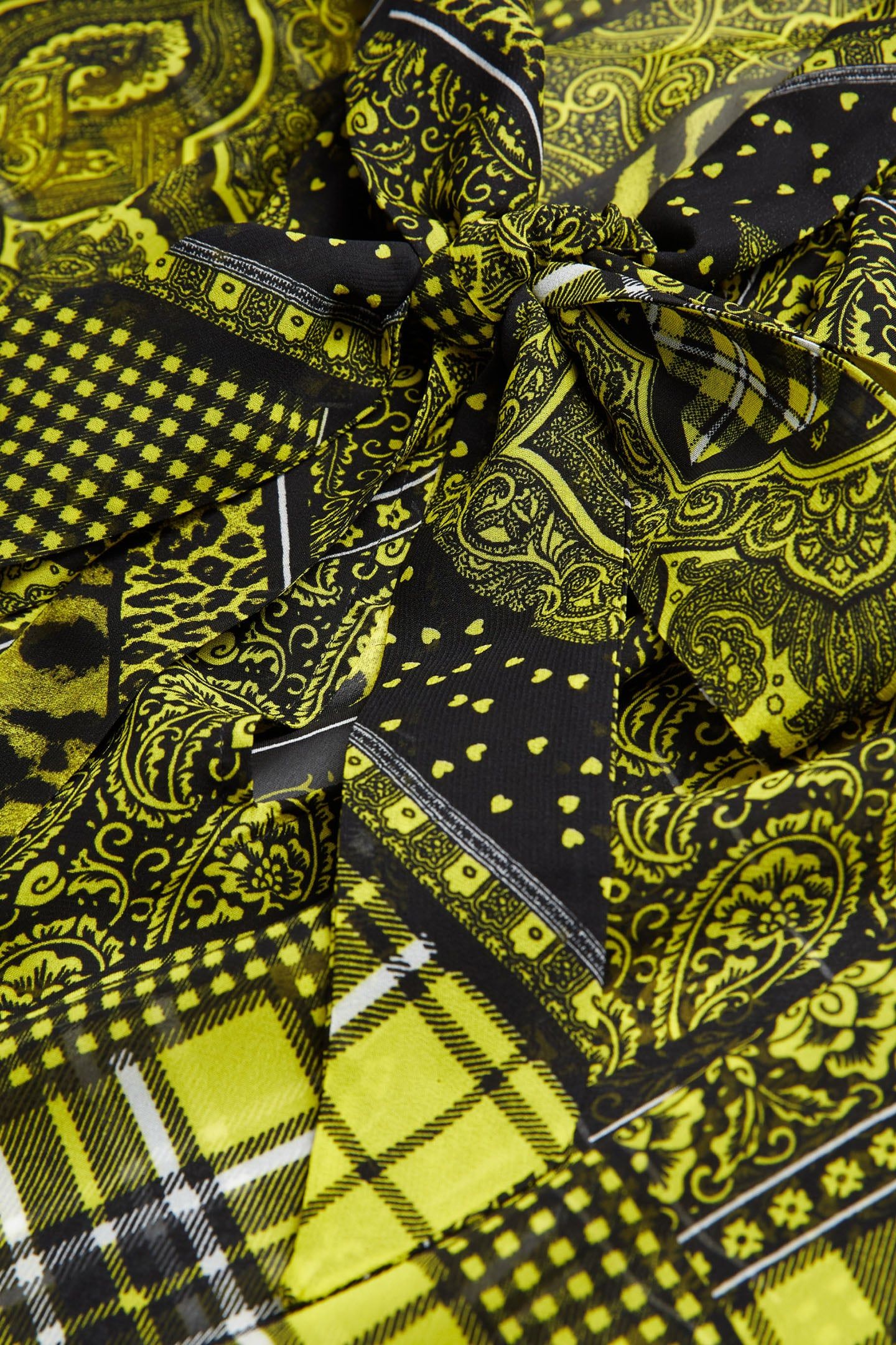 TOP FOULARD FITE BLACK/YELLOW 7