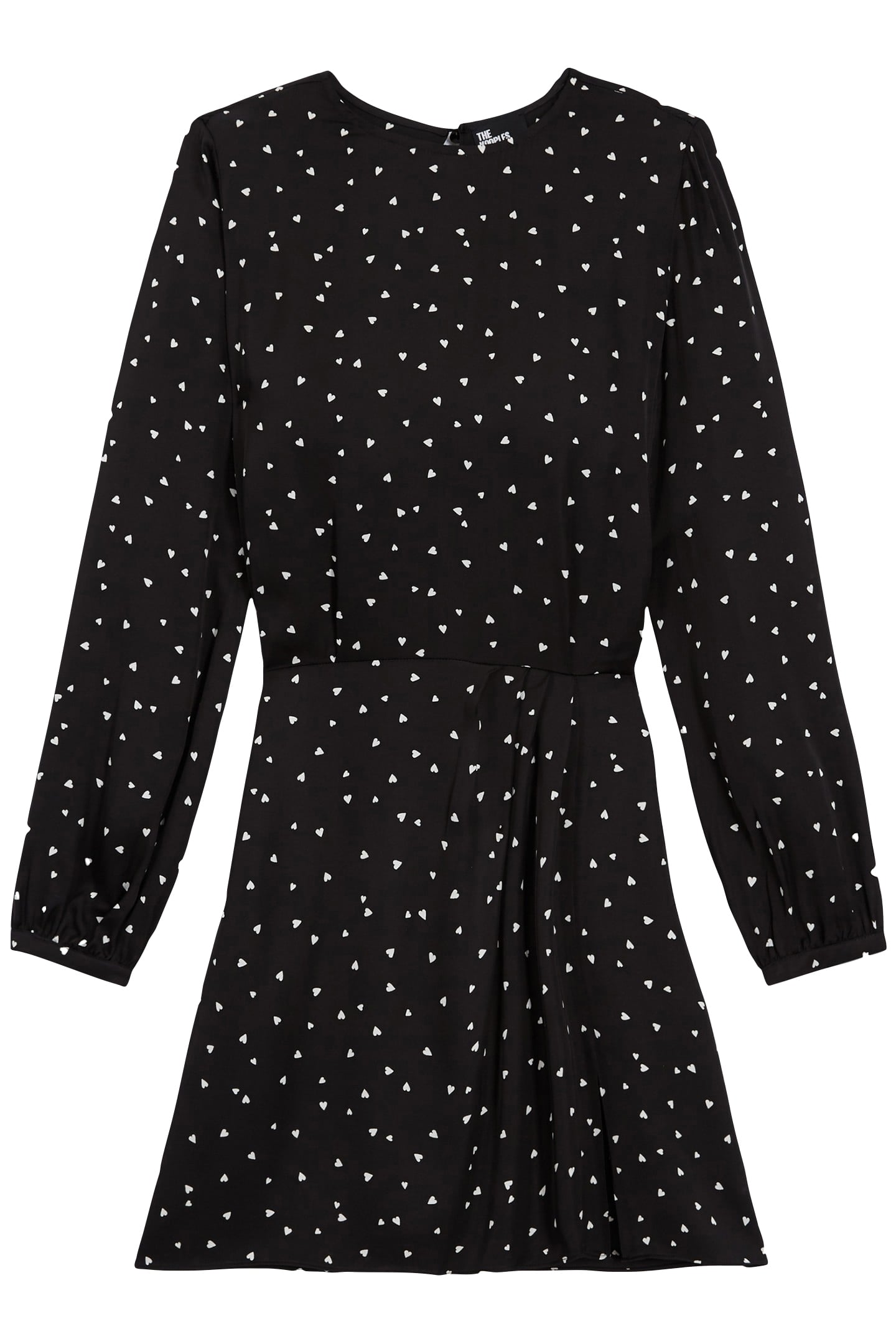 SHORT LITTLE HEARTS BLACK DRESS BLACK 5