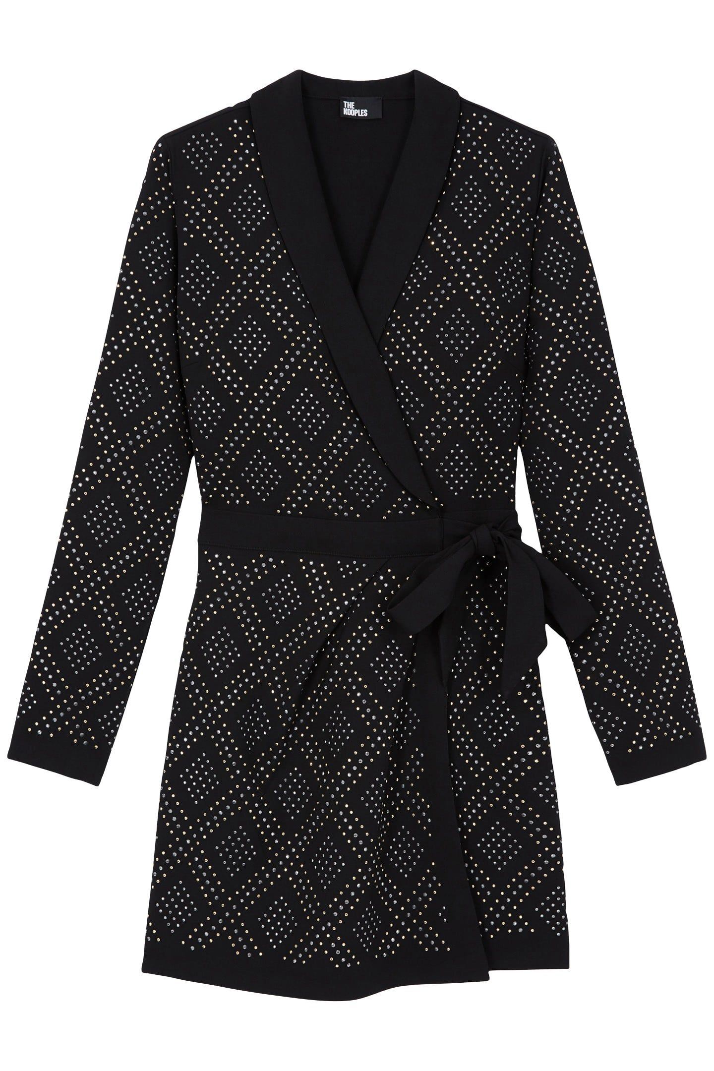 SHORT DRESS WITH LONG SLEEVES BLACK 1
