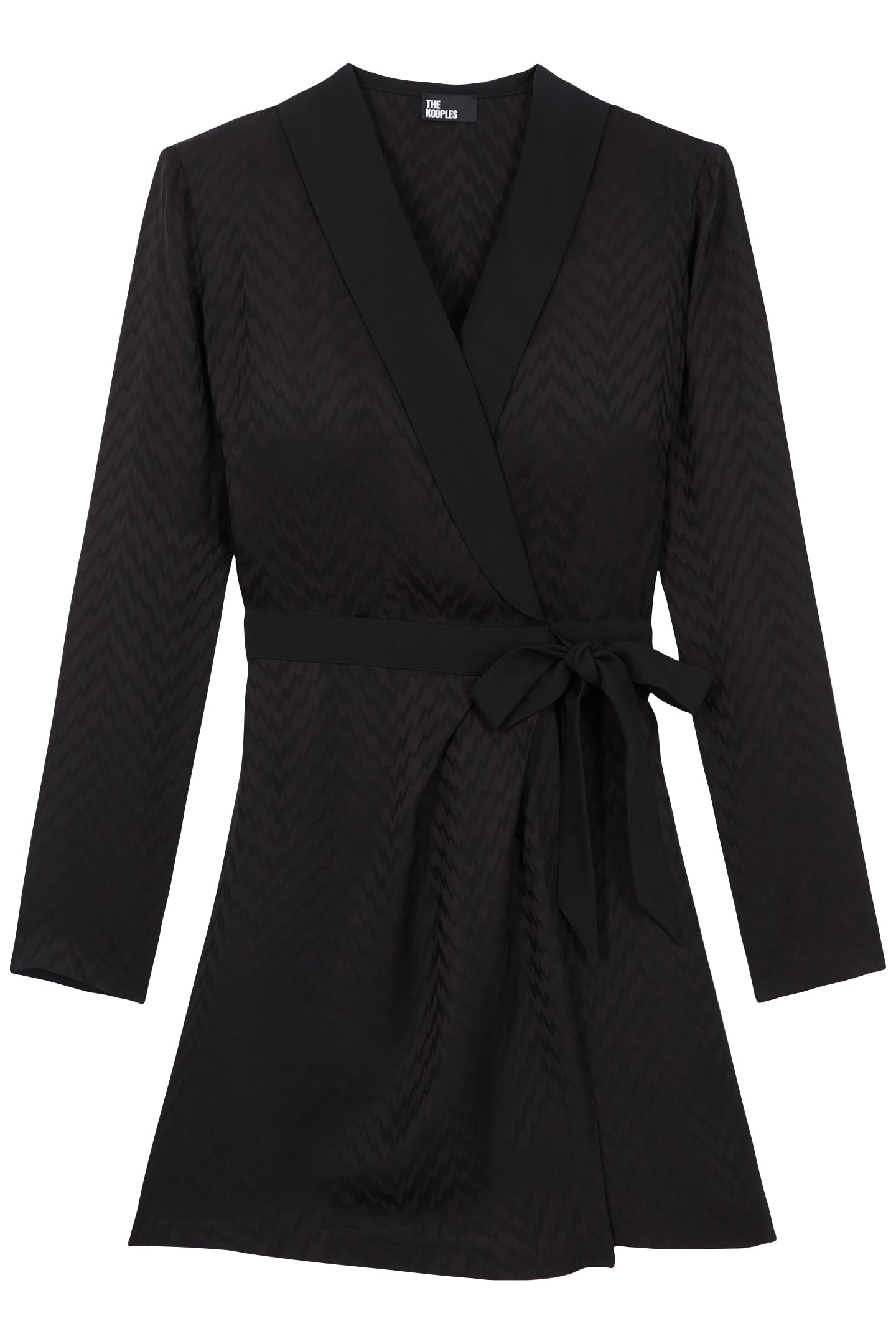 SHORT DRESS WITH LONG SLEEVES BLACK 1