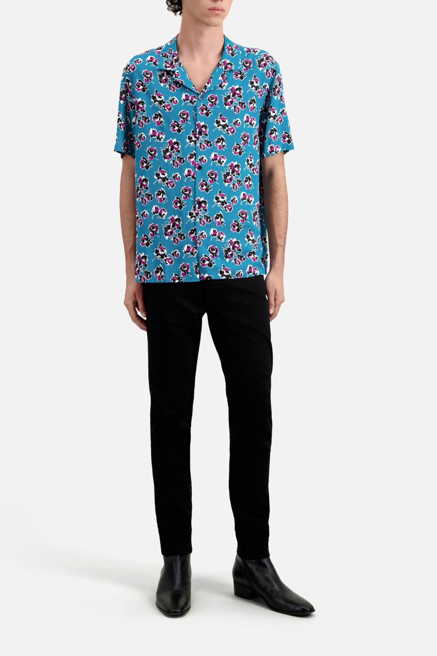 WAKO SHORT-SLEEVED SHIRT PINK-BLUE 6