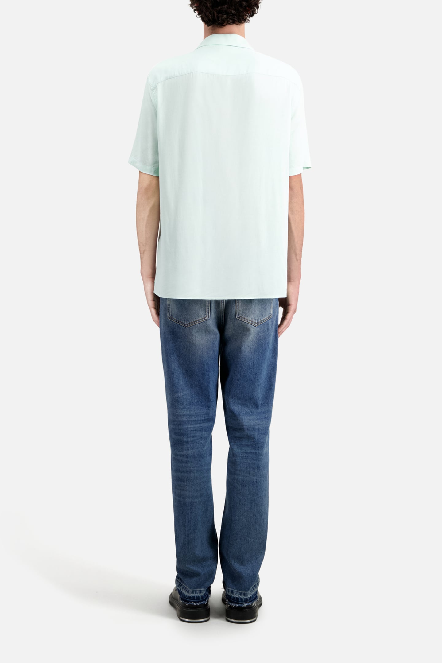 SHORT SLEEVE SHIRT WITH CLASSIC COLLAR OCEAN 3
