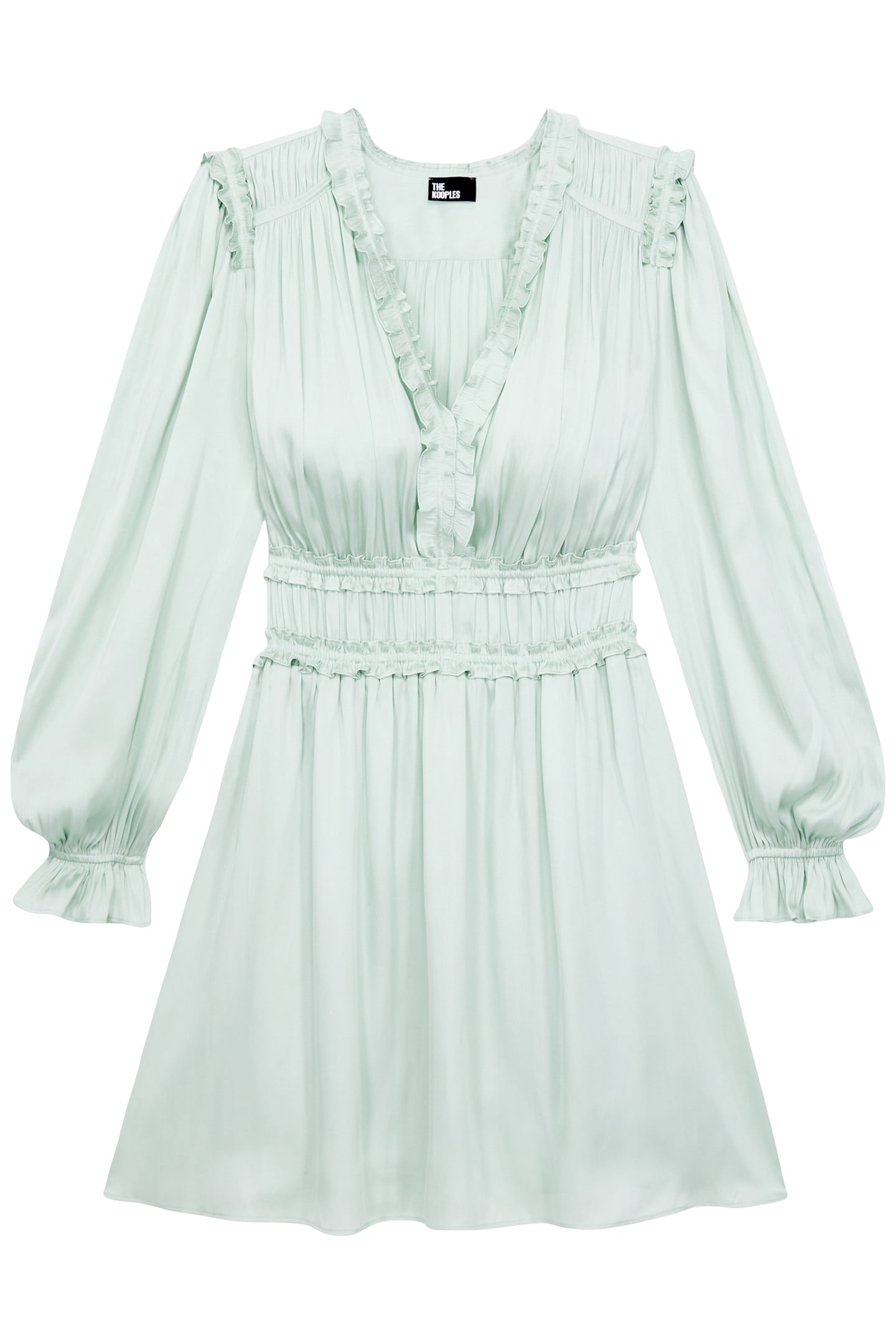 SHORT PLEATED DRESS OCEAN 3