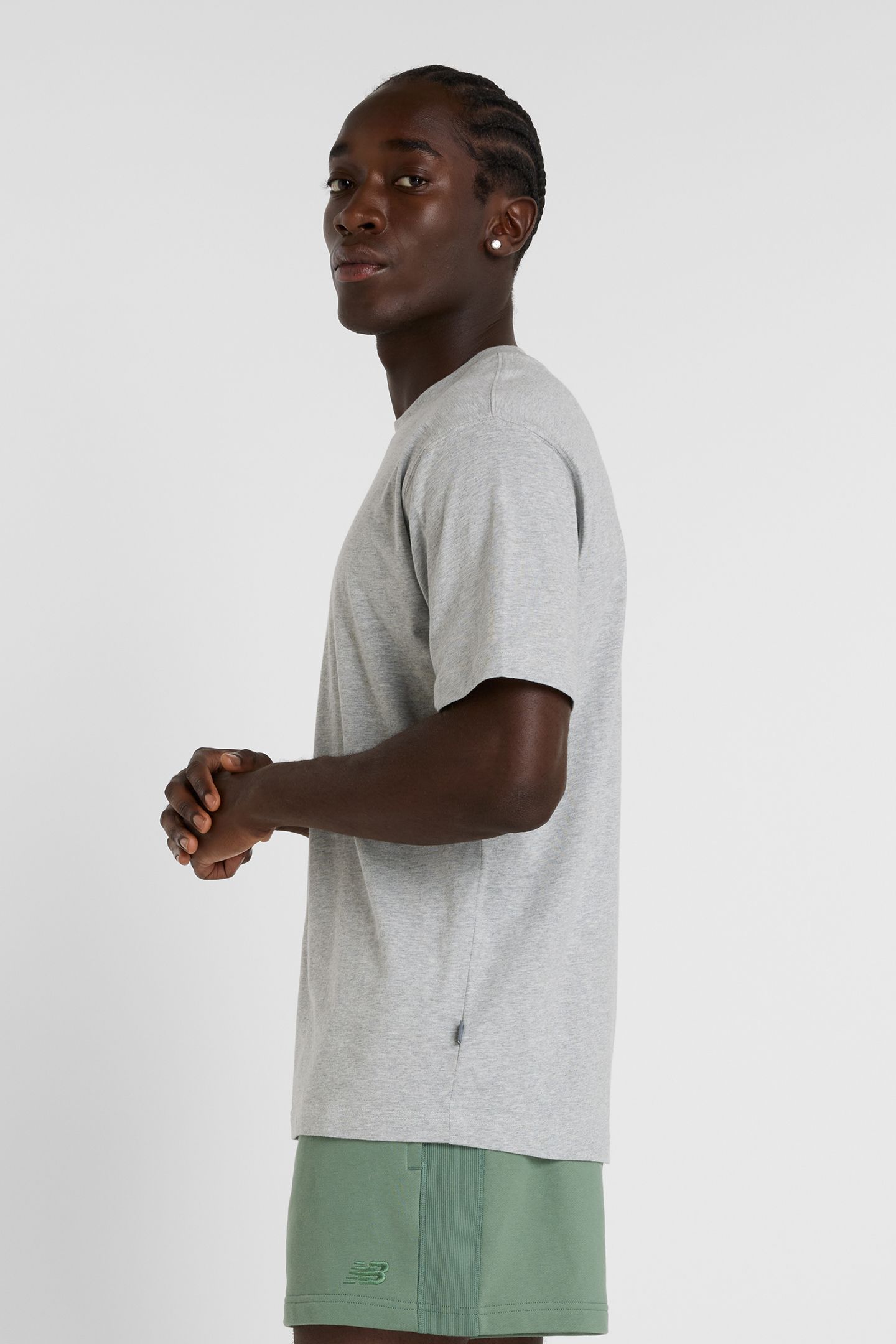 HERITAGE GRAPHIC T-SHIRT ATHLETIC GREY 3