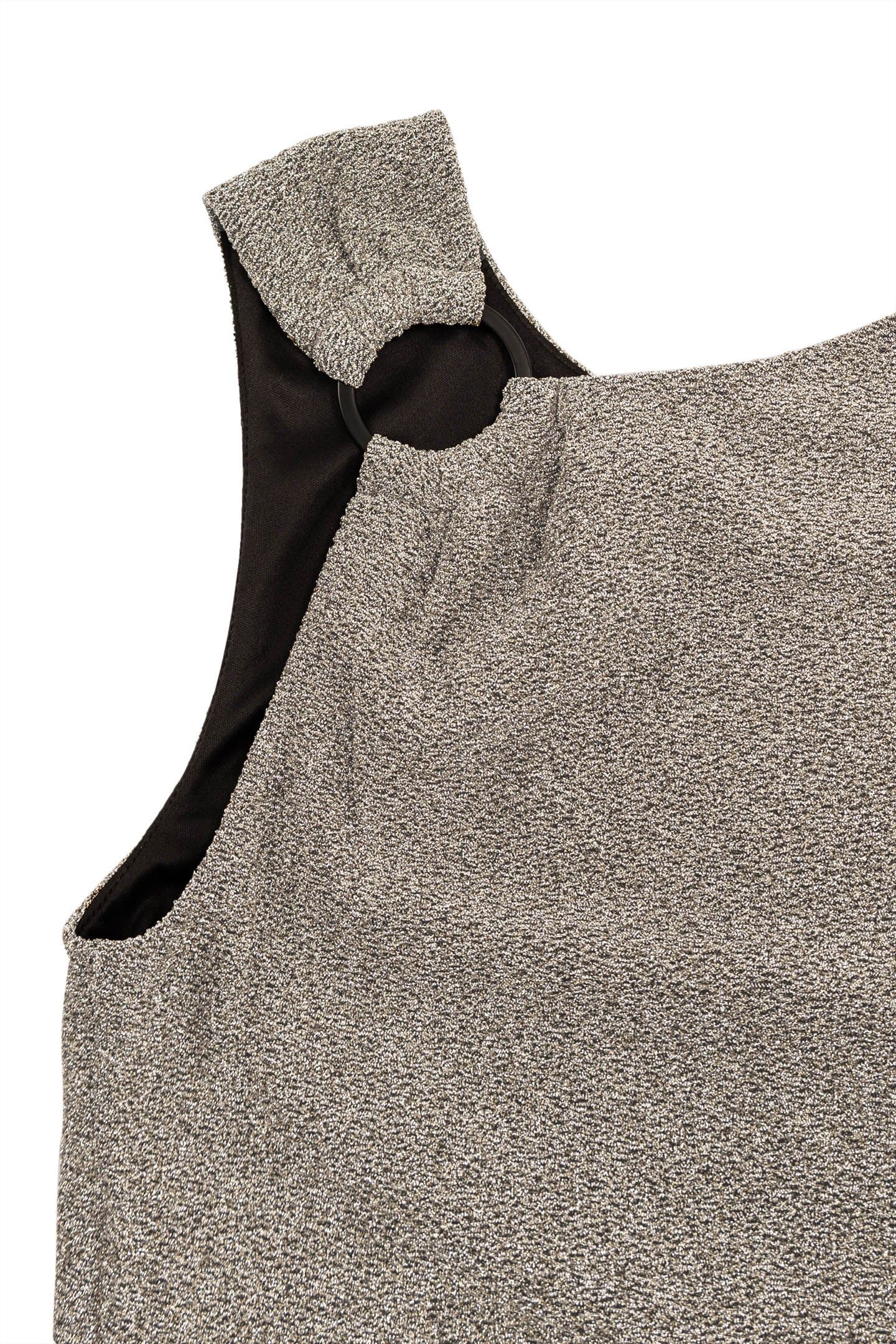 PURE EDITION-ASYMMETRICAL LUREX MESH  TOP 8