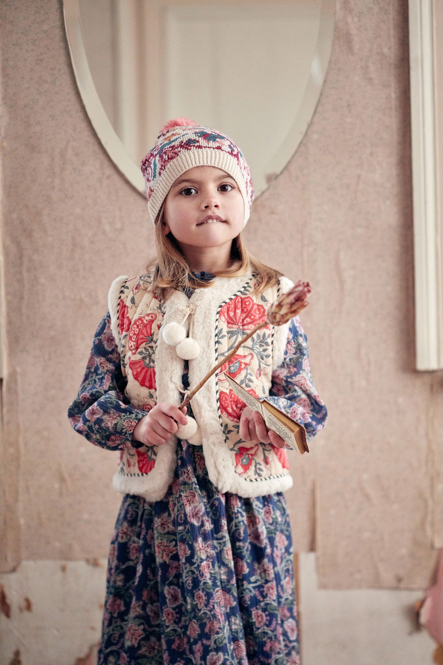 DRESS VEXA BLUE WILD FLOWERS 5