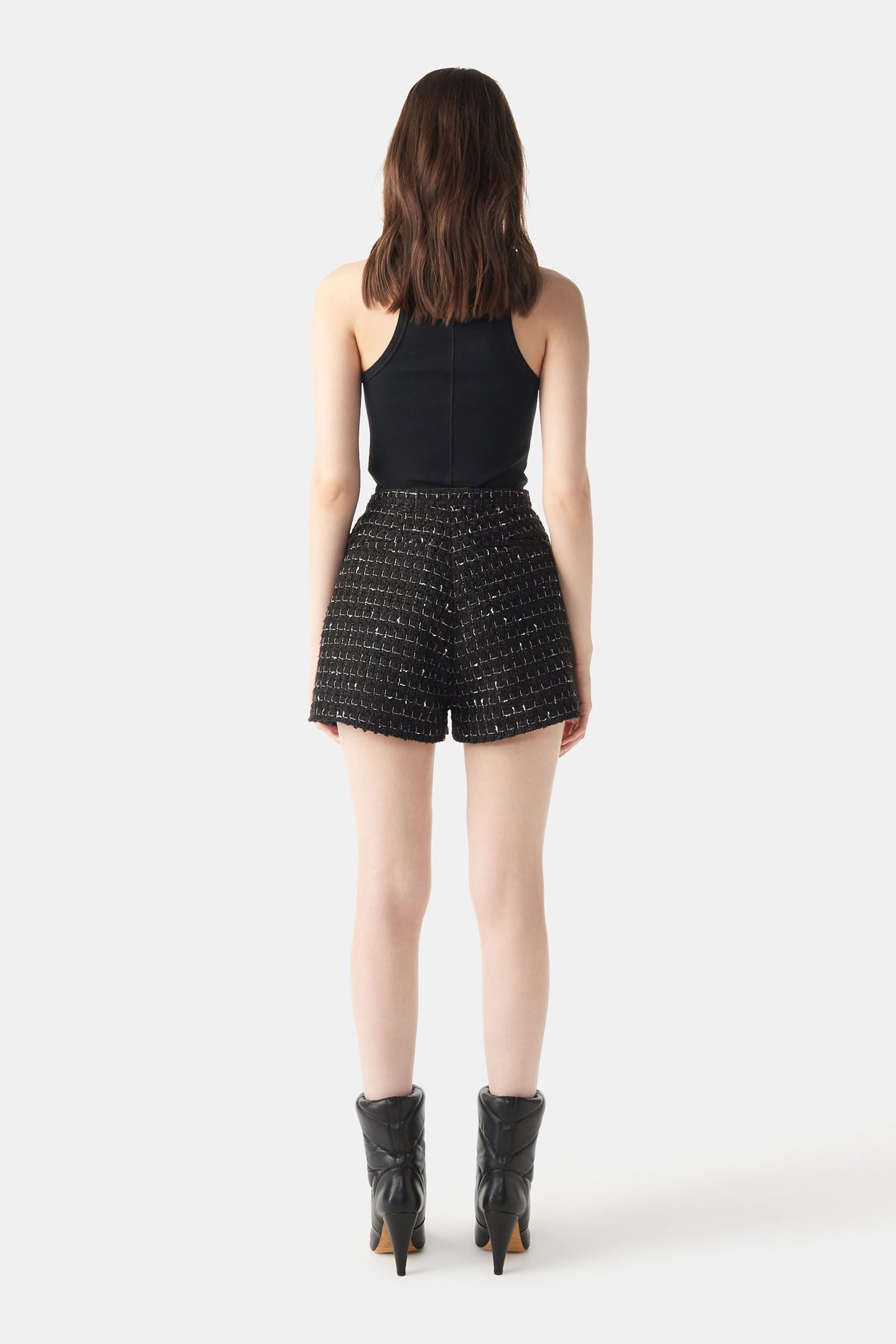 AZALEE SHORT BLACK/WHITE 4