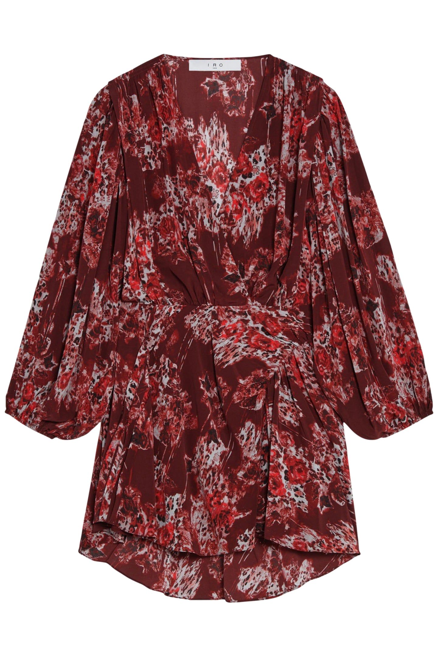 AZULA DRESS MULTICO BURGUNDY 4
