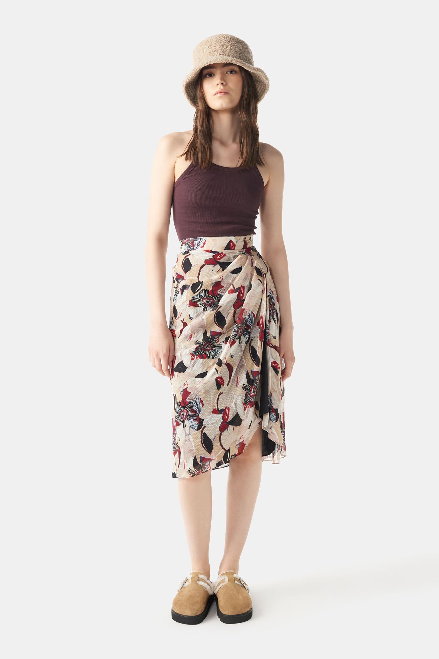 DASSIM SKIRT BEIGE MULTICO 3