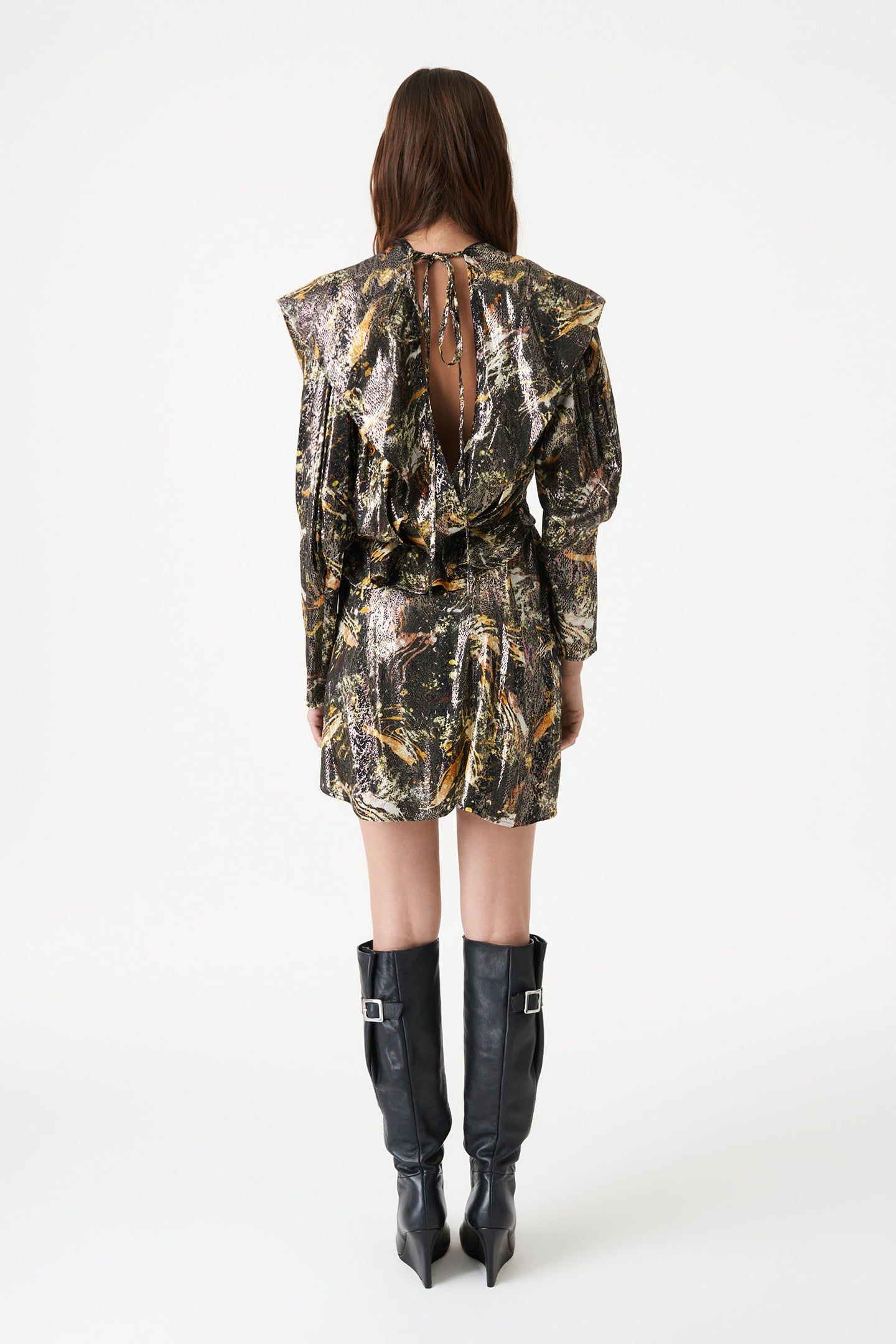 KANTER DRESS BLACK/GOLD 3