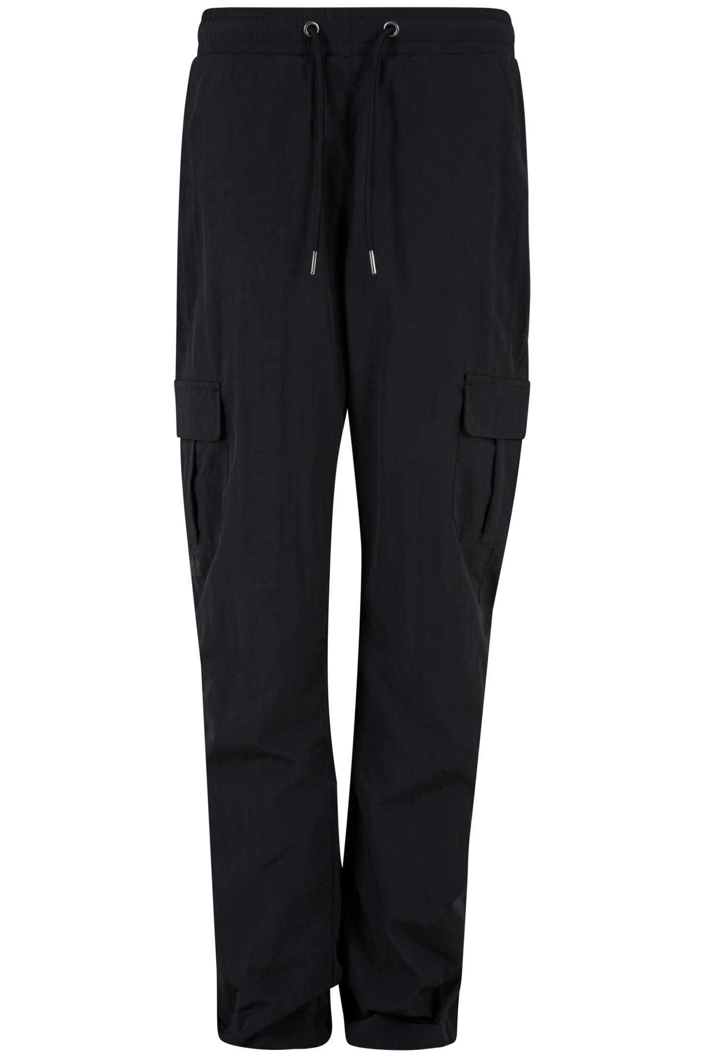 LADIES NYLON CARGO PANTS BLACK 1