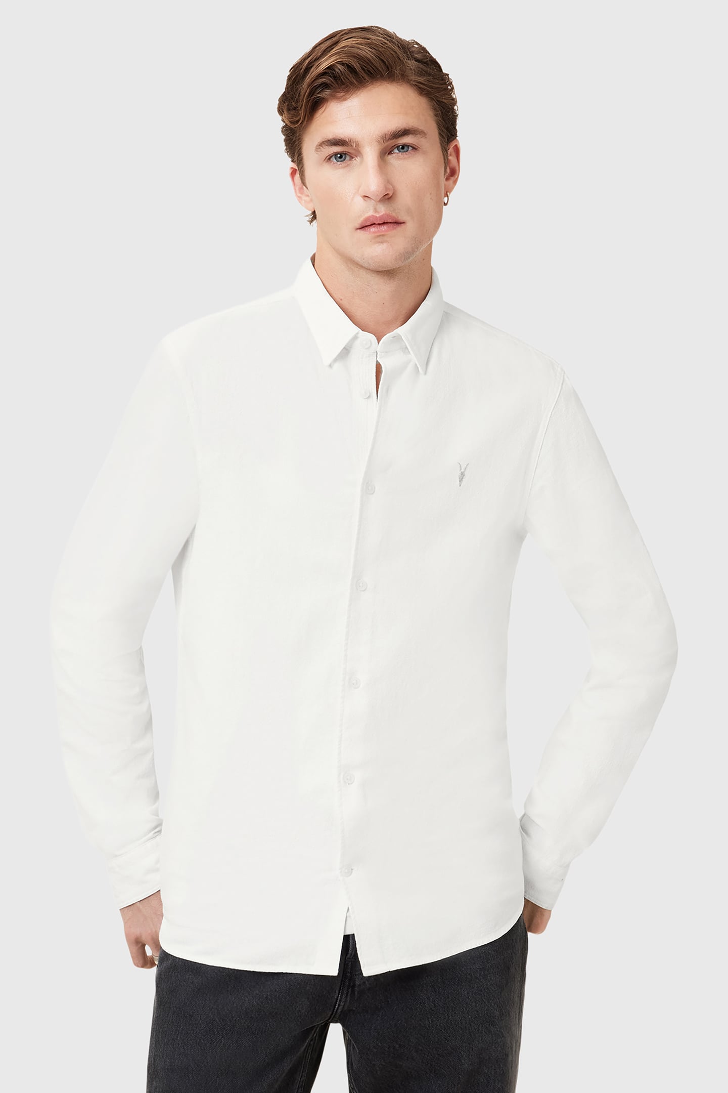 LOVELL LS SHIRT WHITE 1