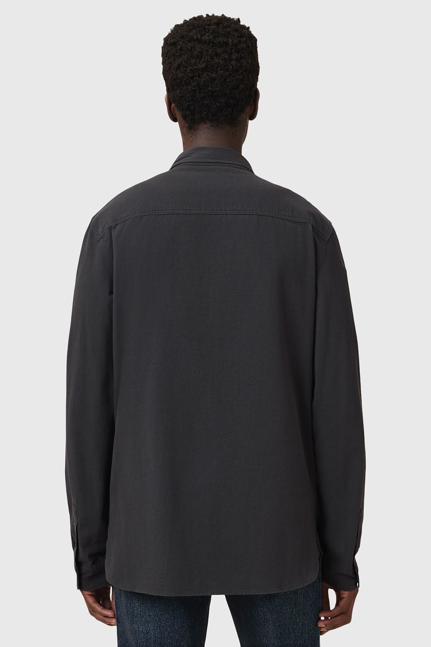LOVELL LS SHIRT WASHED BLACK 2