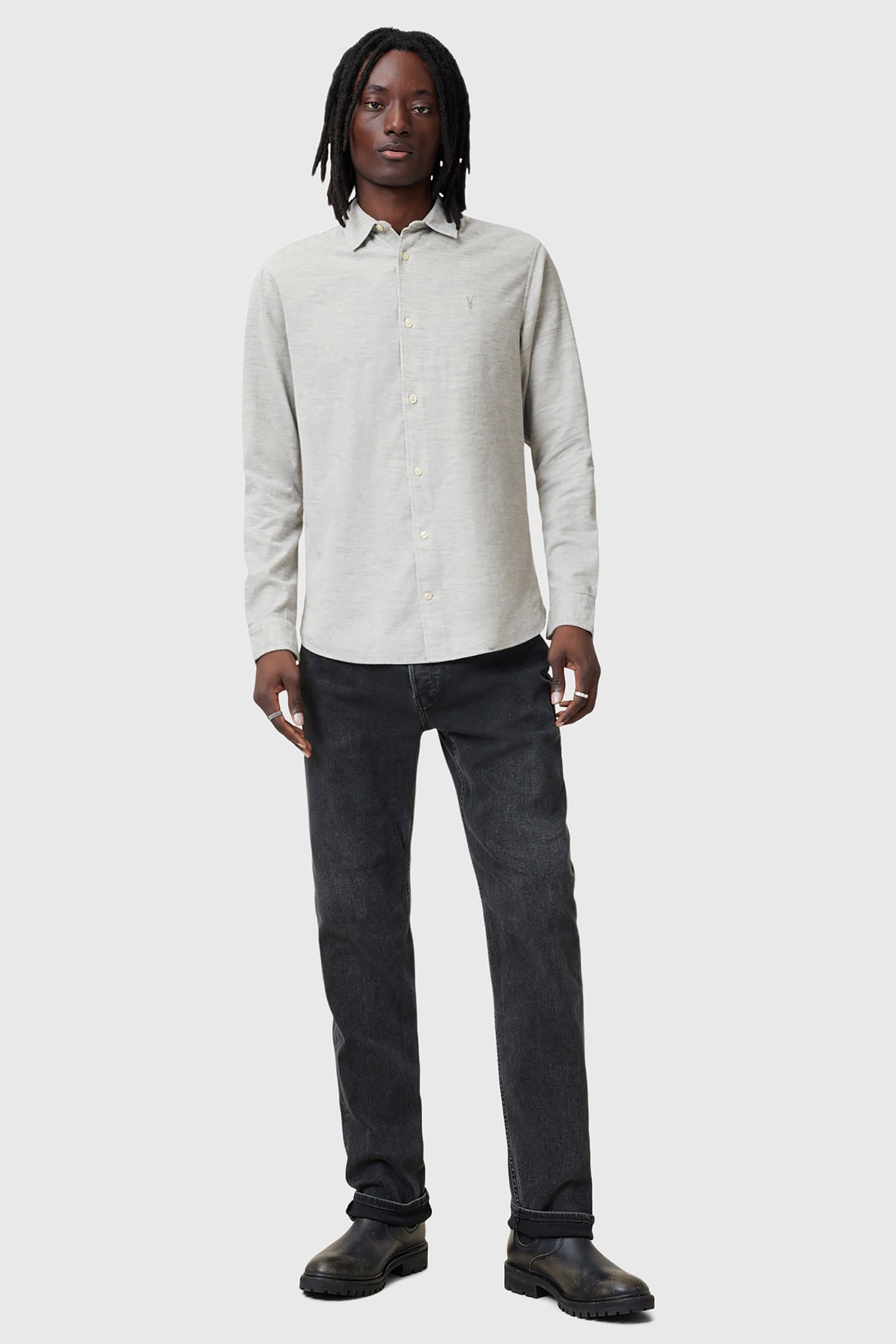 LORELLA LS SHIRT WHISPER GREY 3