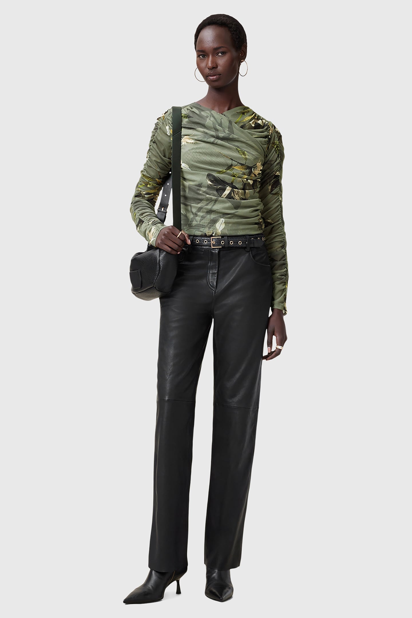 HANAKO MESH TOP EMERGE OLIVE GREEN 5
