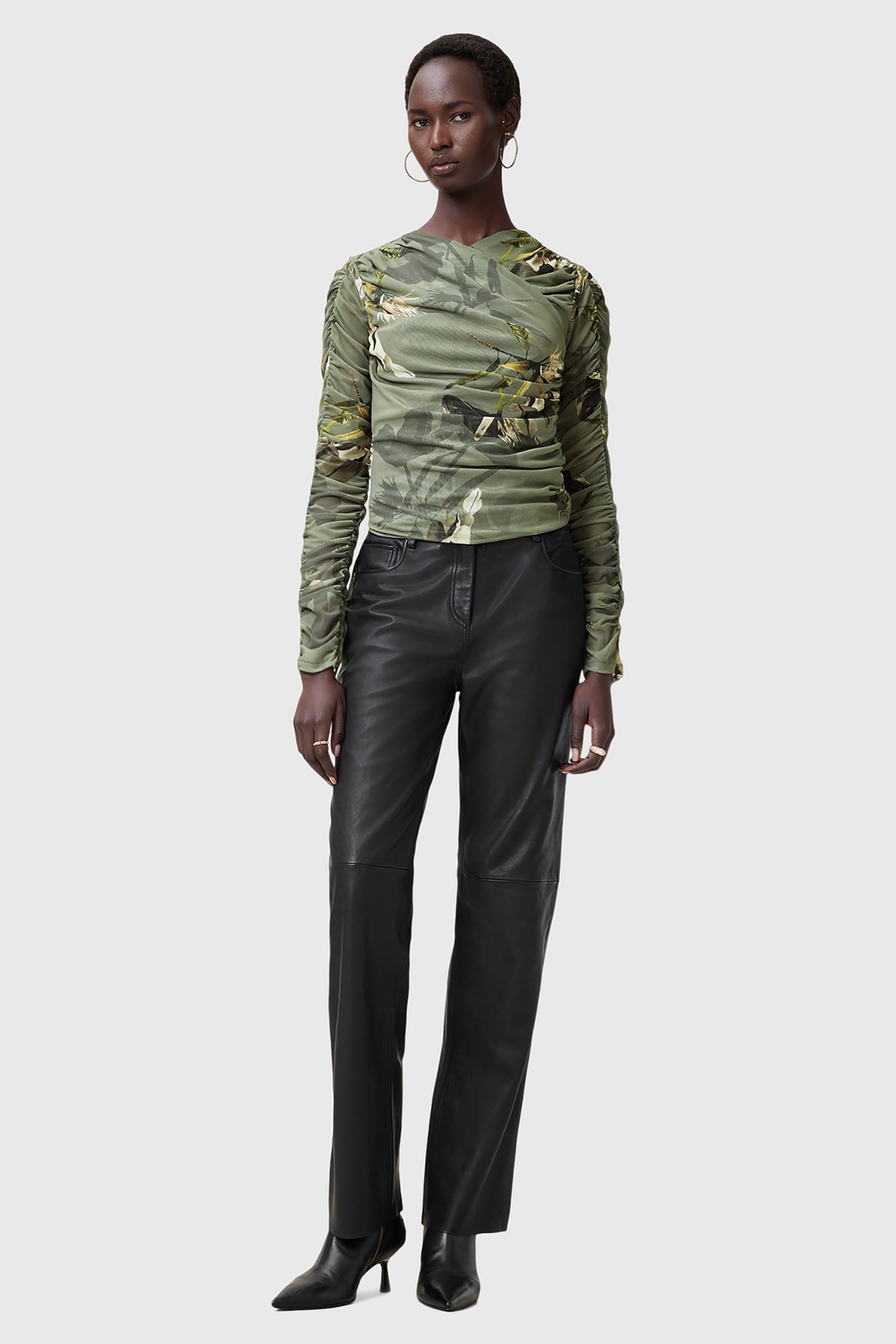 HANAKO MESH TOP EMERGE OLIVE GREEN 3