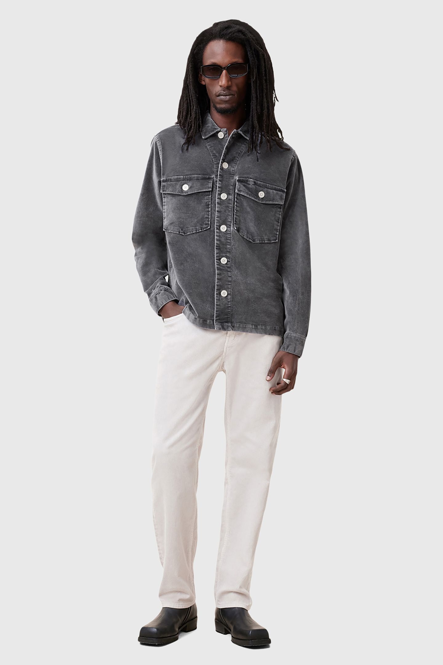 HARRIER LS SHIRT IRON GREY 3