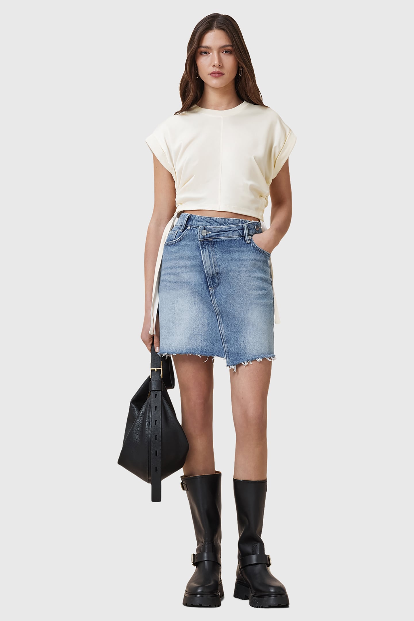 MIRA SATIN TEE TOFU WHITE 3