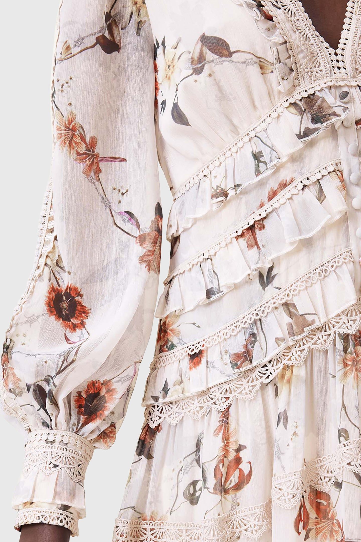 ZORA MIDI DRESS UNITY ECRU WHITE 8