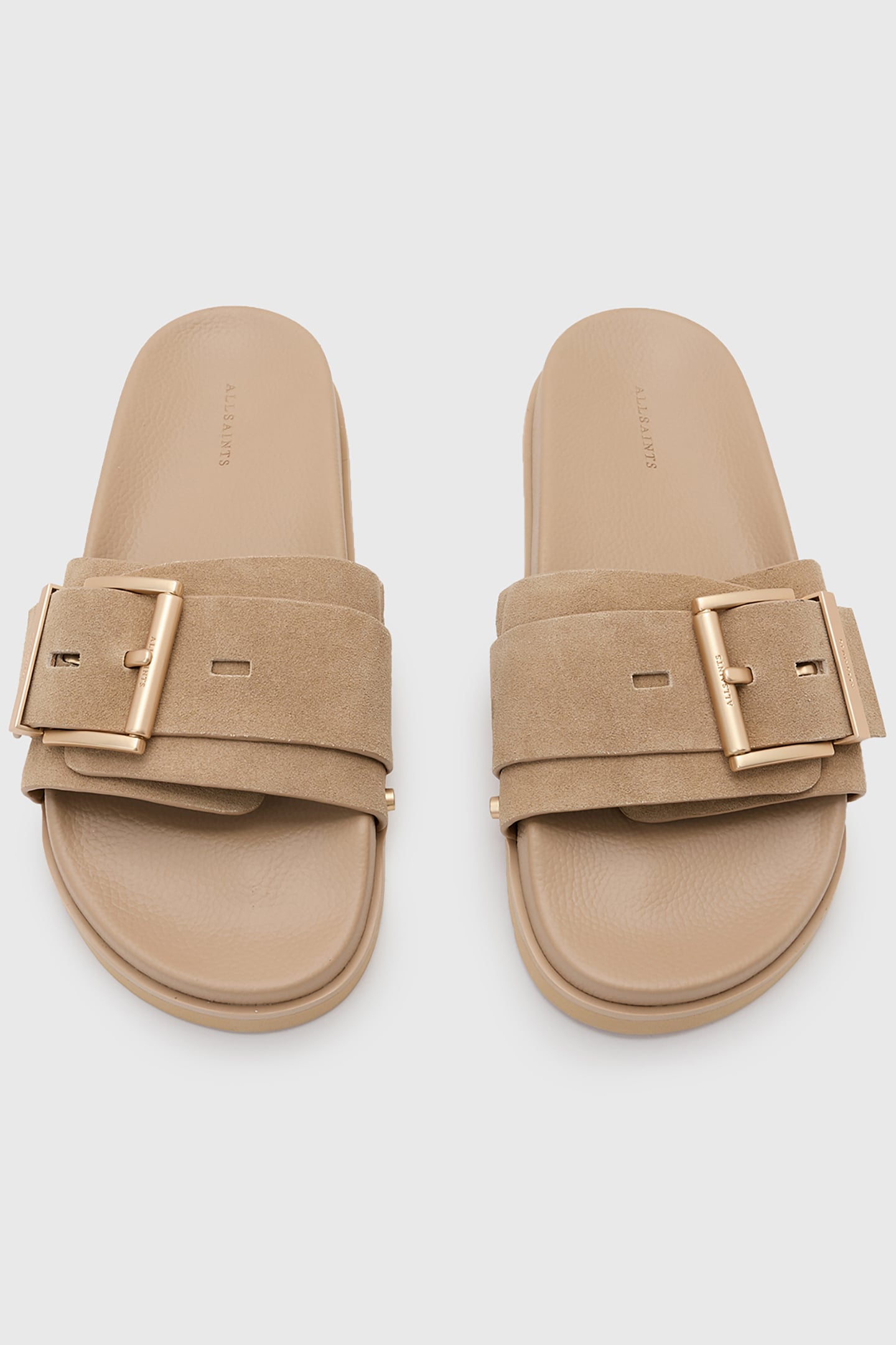 ELLIE STUD SLIDER SAND BROWN 3