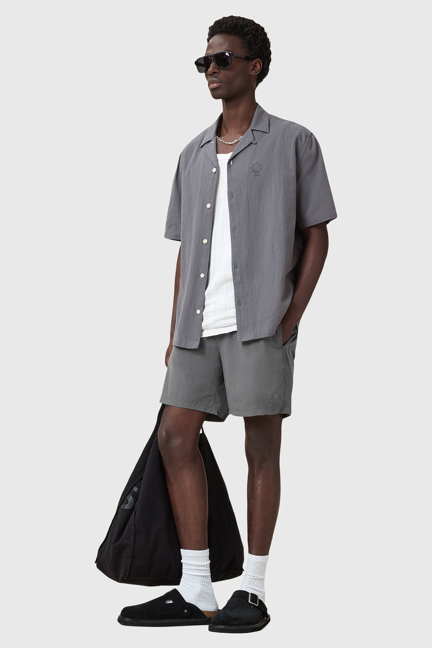 HAVEN SWIMSHORT PILLAR GREY 6