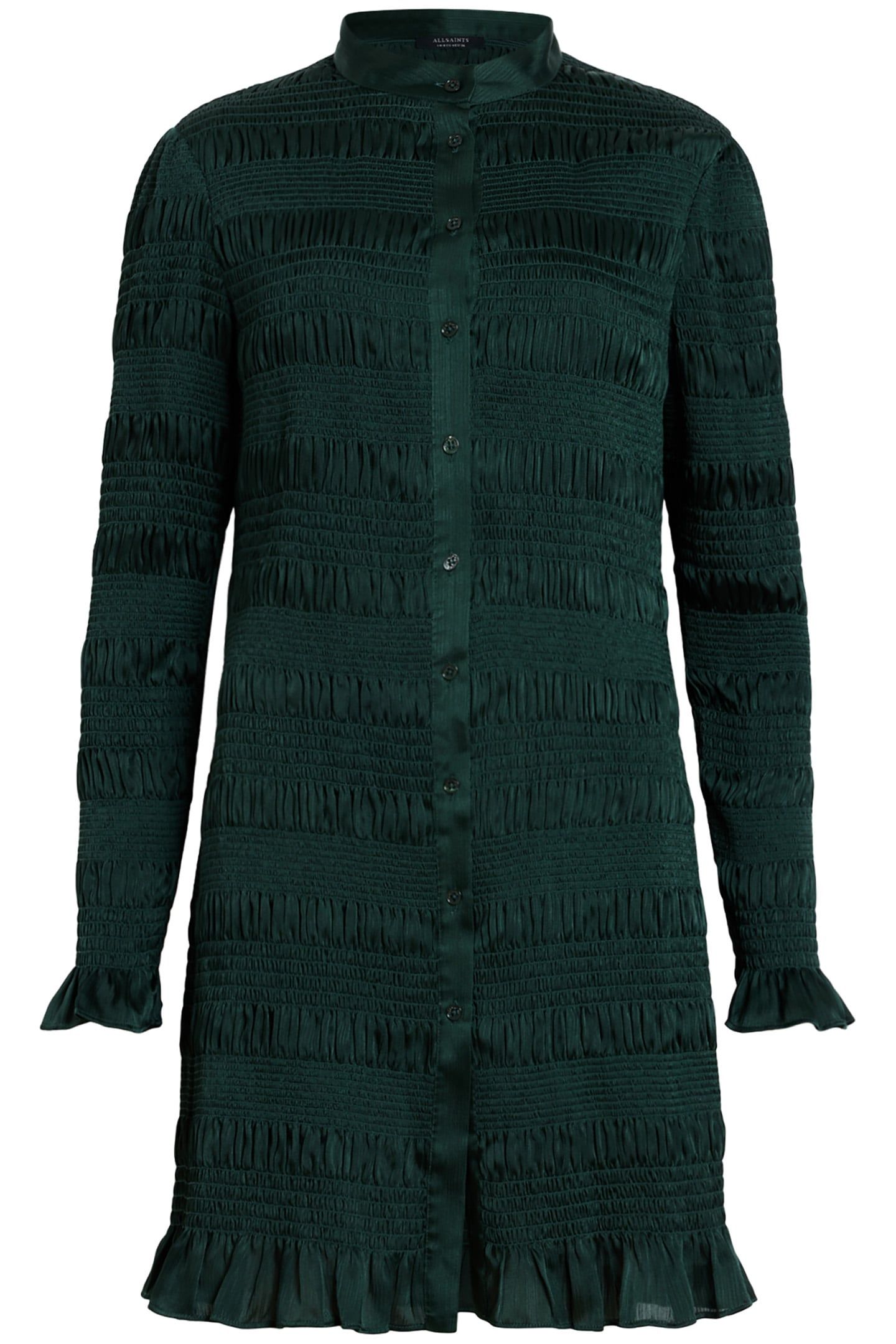 MEG MINI DRESS DARK FOREST GREEN 4