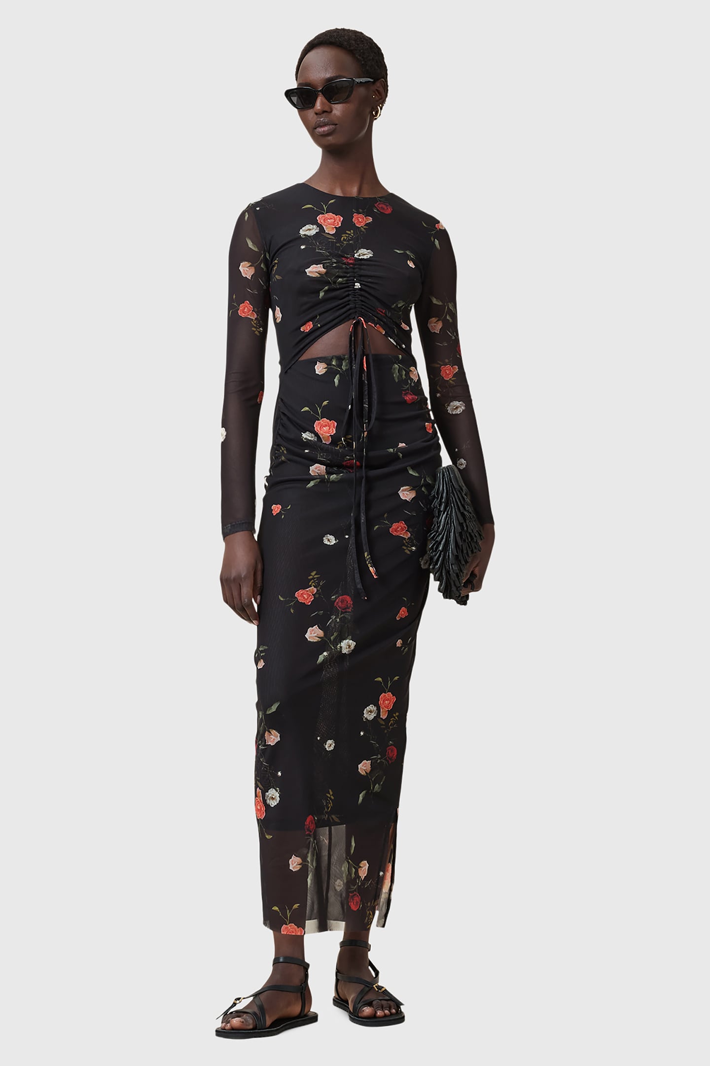 KATHY MESH DRESS BRIAR BLACK 4