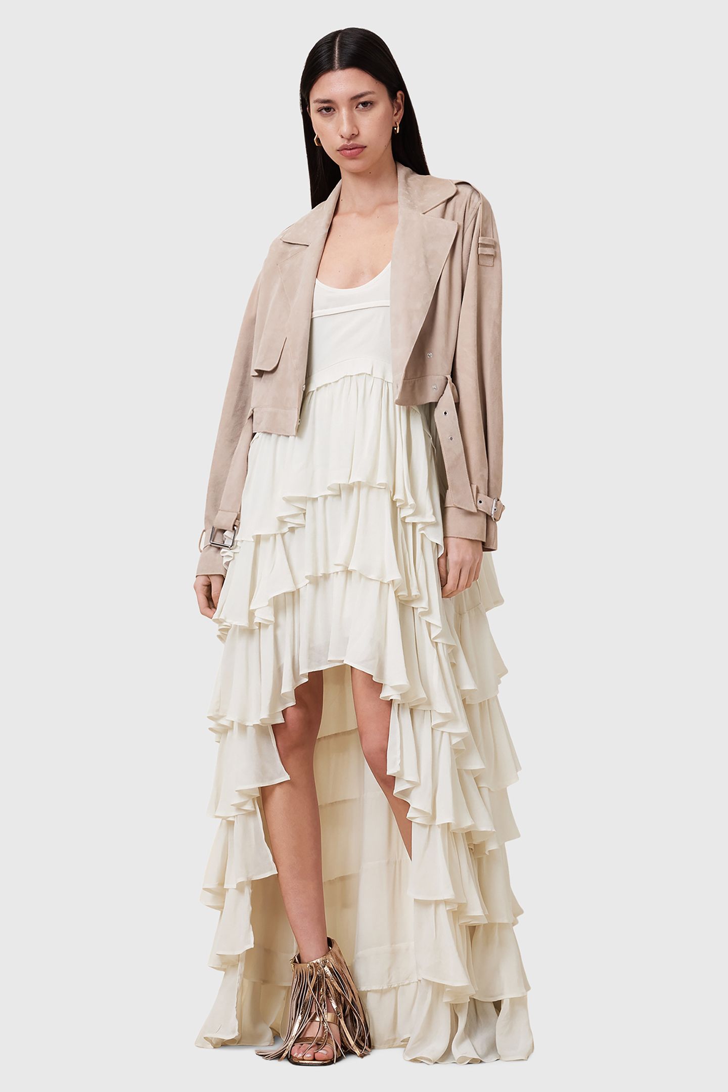 CAVARLY DRESS BIRCH WHITE 5