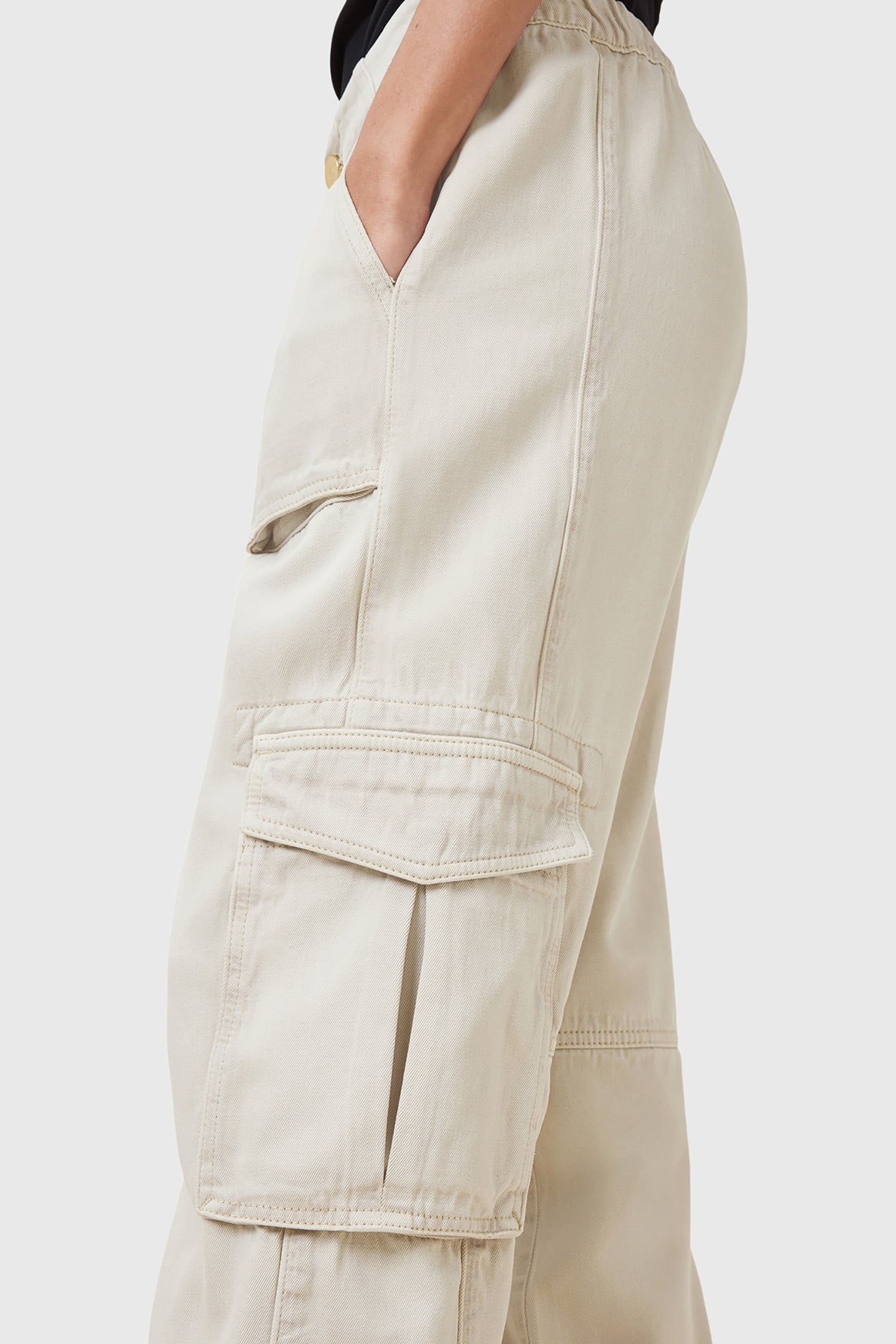 FREDA TENCEL TROUSER ECRU WHITE 7