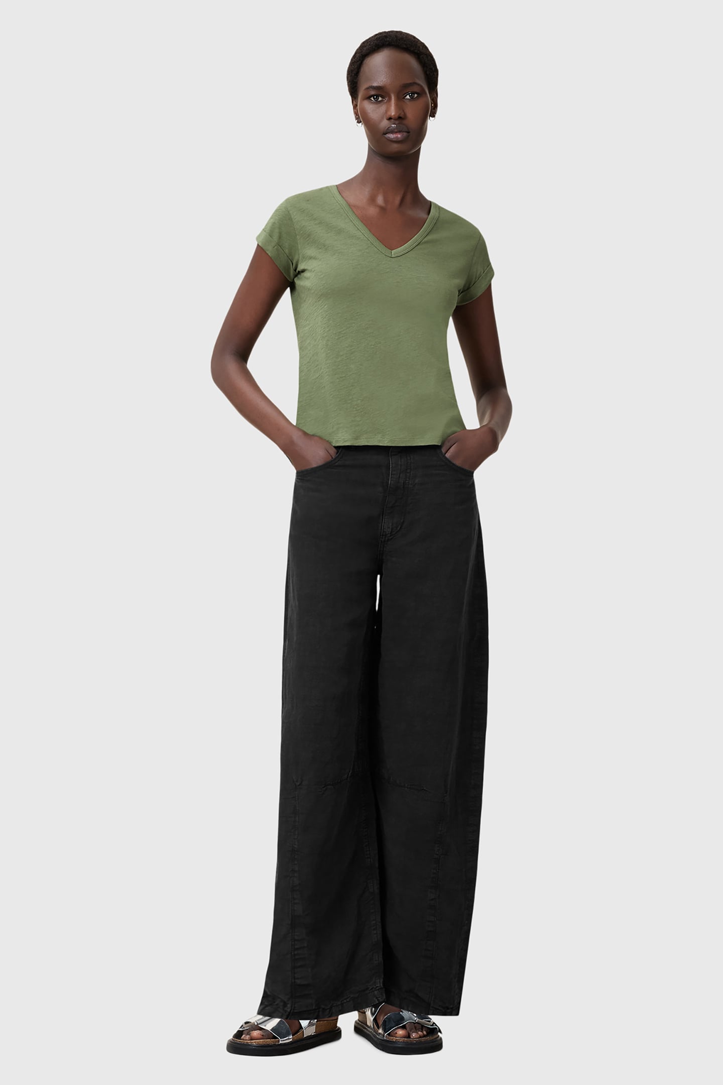 ANNA V TEE GRASS GREEN 3
