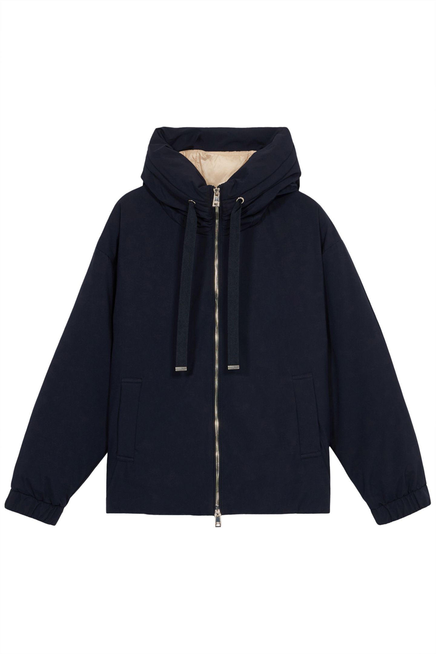 SMOOTH DOWN JACKET WITH HOOD BLUE 3