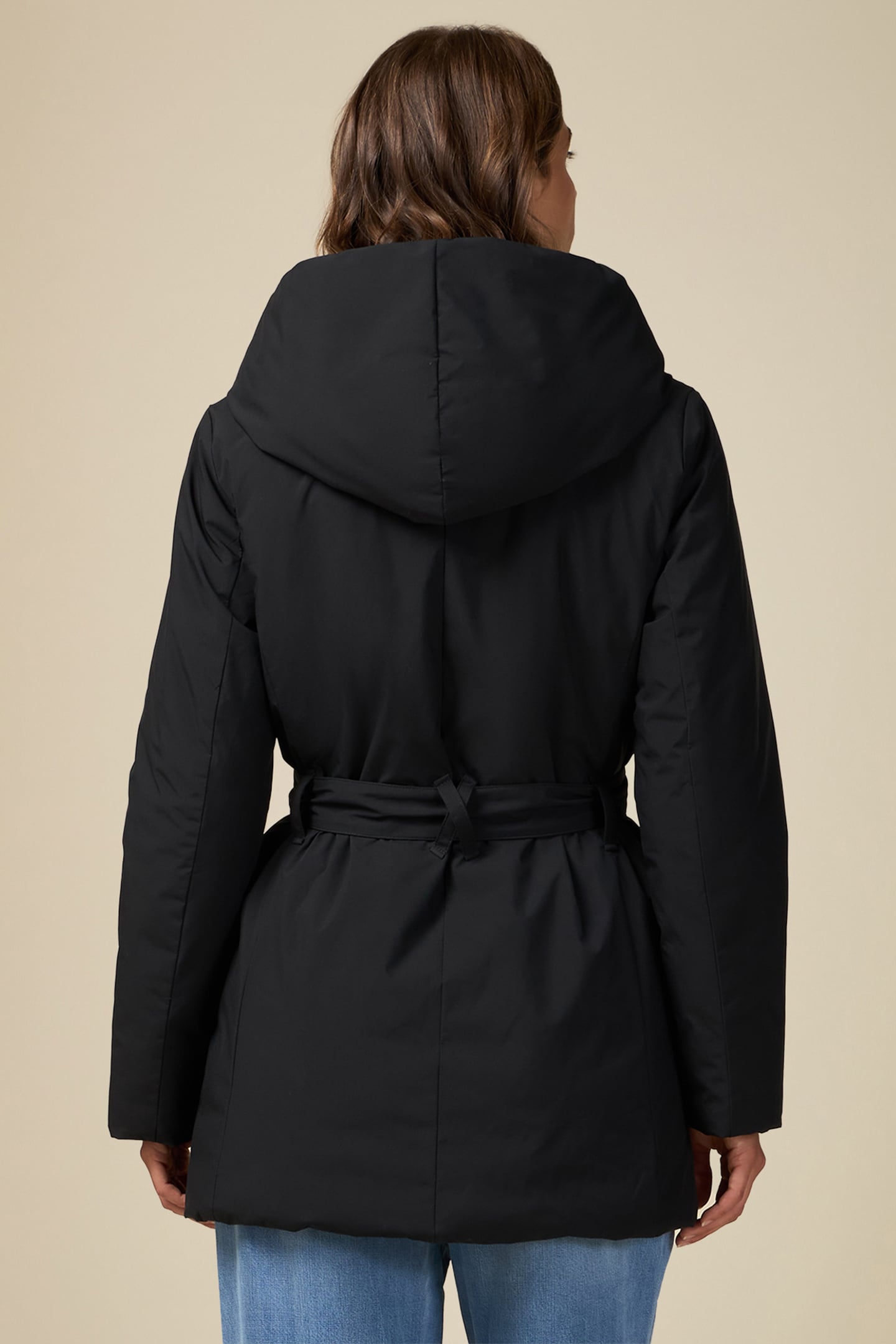 PADDED MIDI PARKA BLACK 2