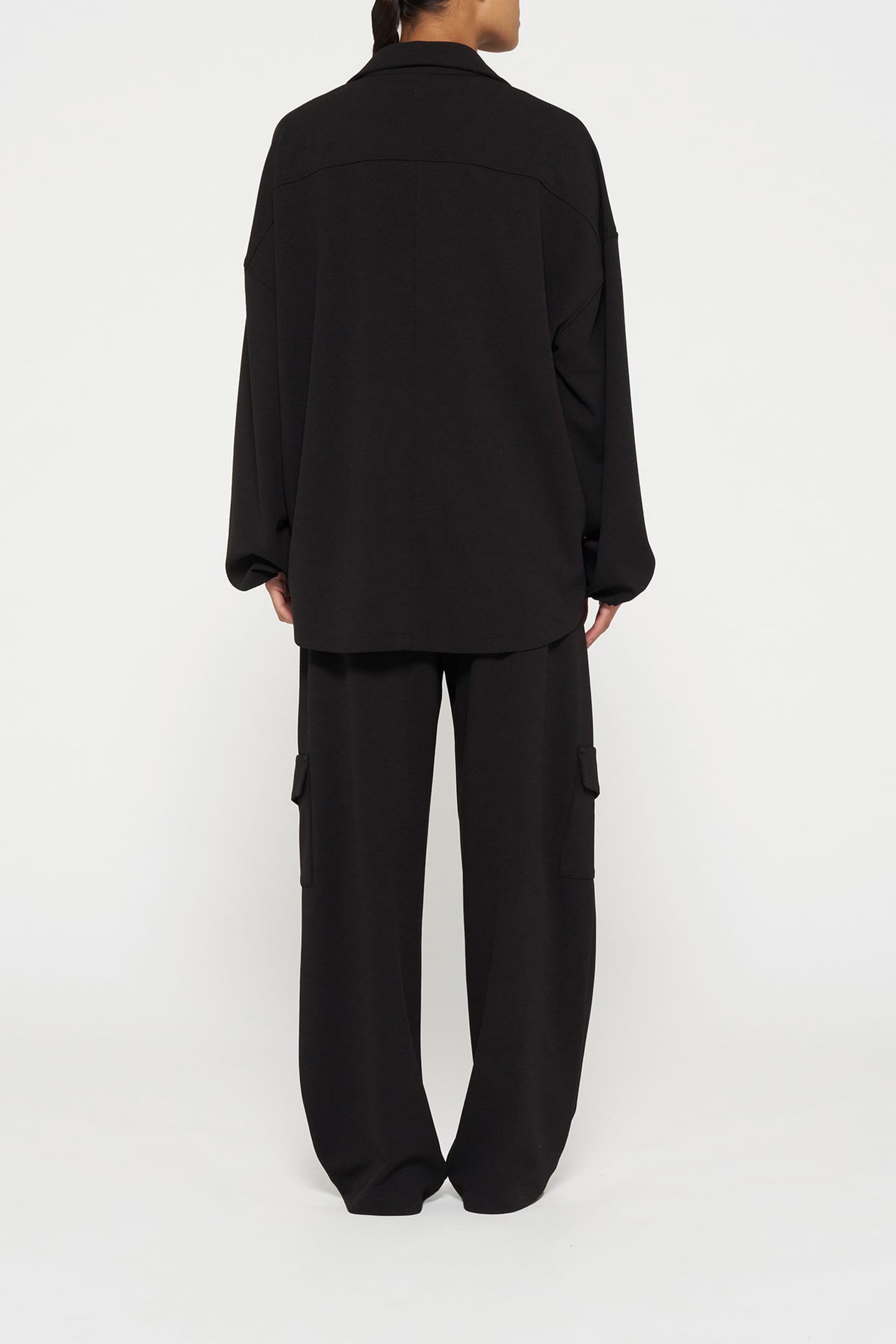 CARGO PANTS CREPE BLACK 3