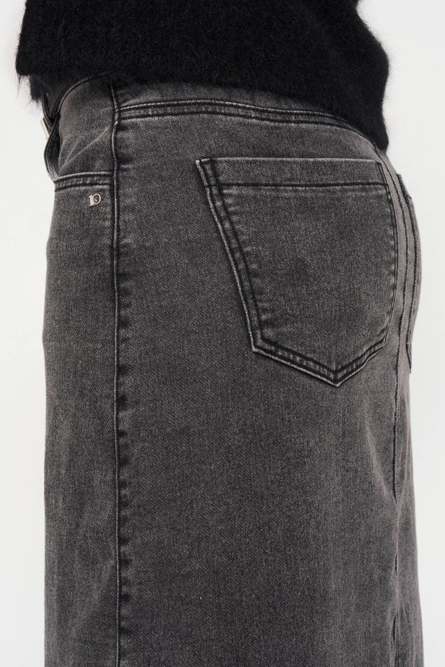 SKIRT JOG DENIM BLACK 6