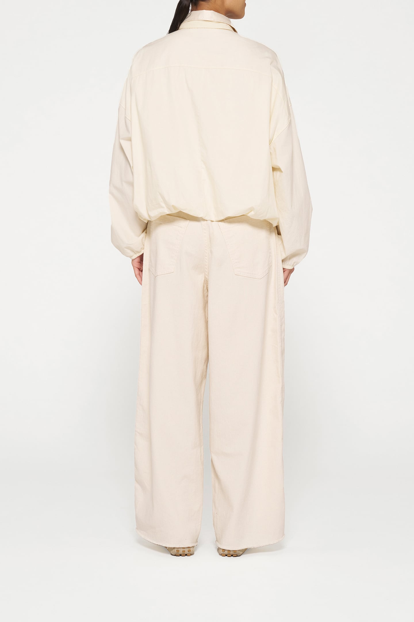 CROPPED SMOKING BLOUSE LIGHT NATURAL 2
