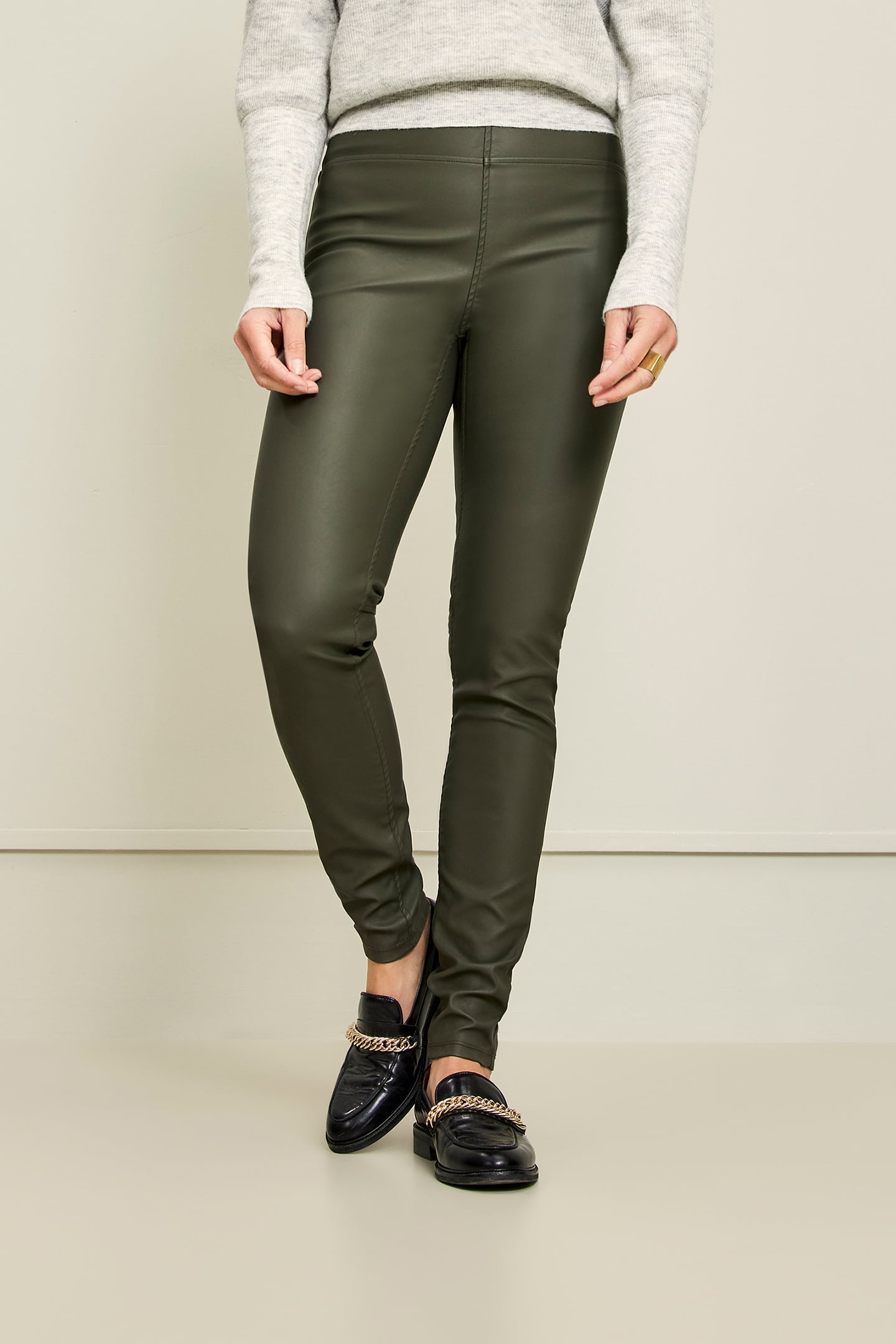 AMBER PANTS DUFFLE GREEN 1