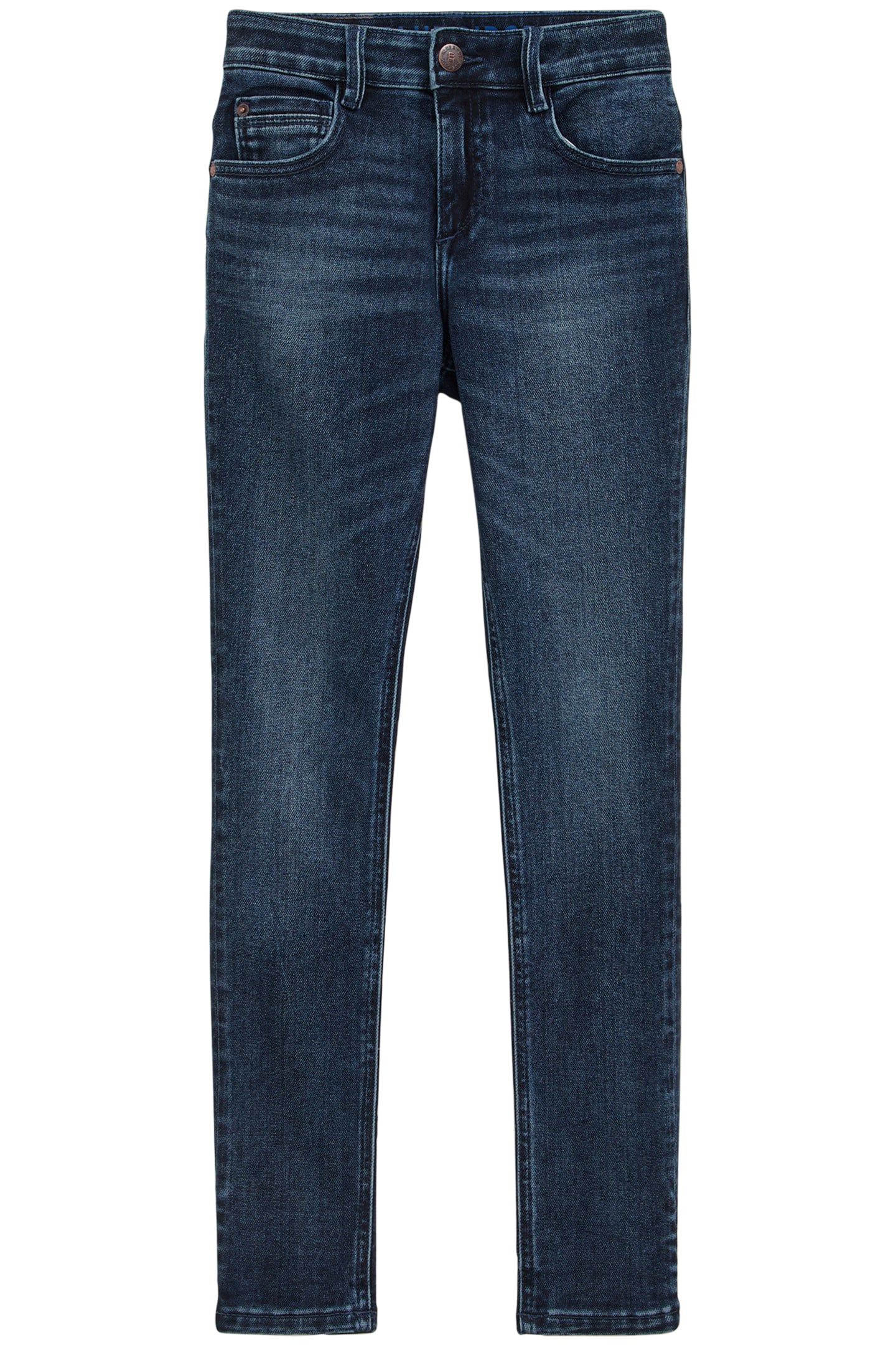 5-POCKET MID WAIST DARK BLUE 3