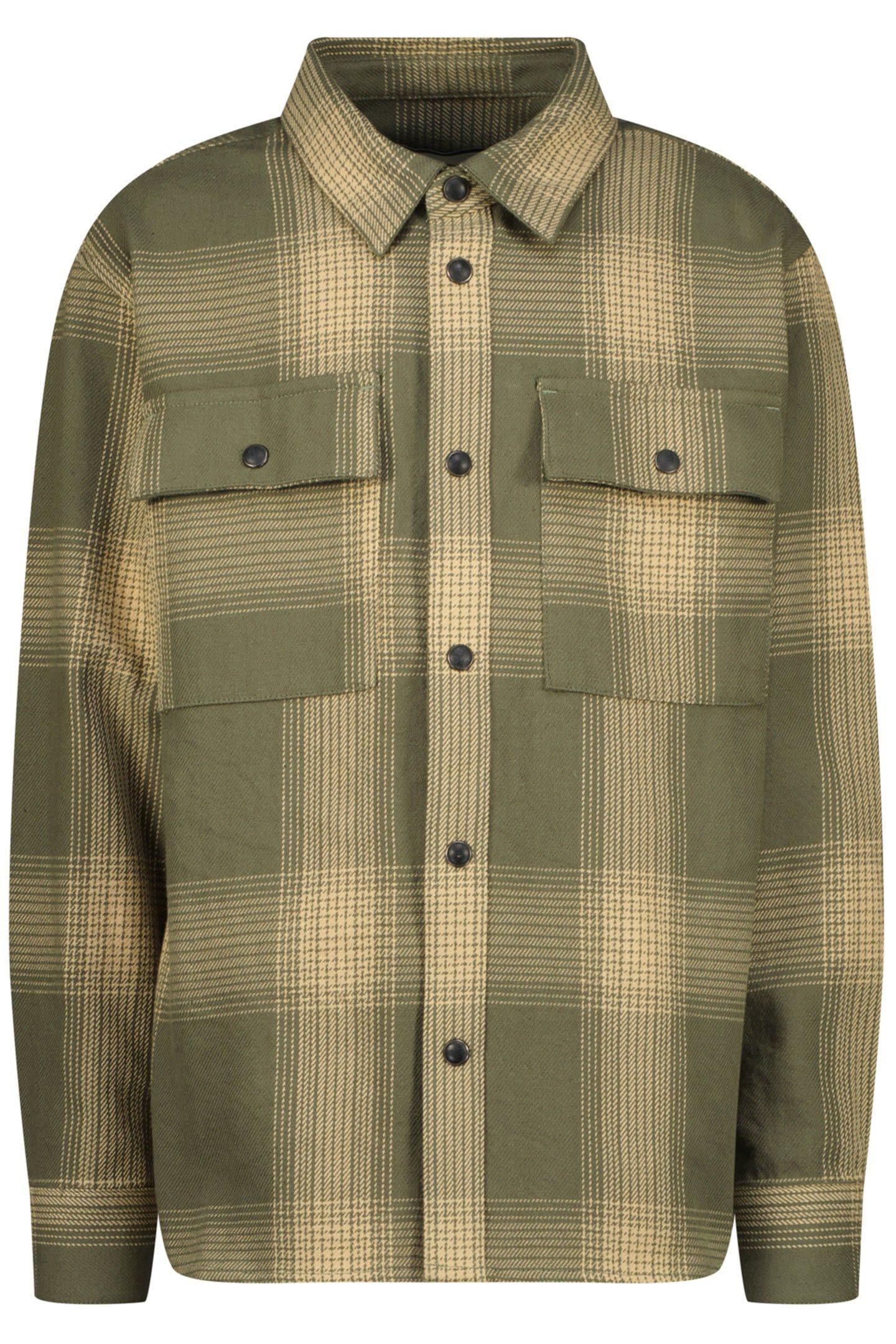 BOYS WELTON SHIRT ARMY GREEN 4